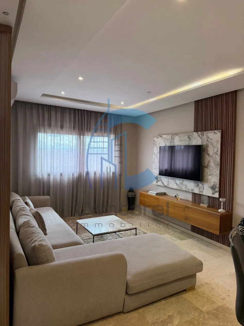 APPARTEMENT 2 CHAMBRES MEUBLÉ AVEC BALCON À LOUER - HIVERNAGE 2 MARRAKECH - مراكش