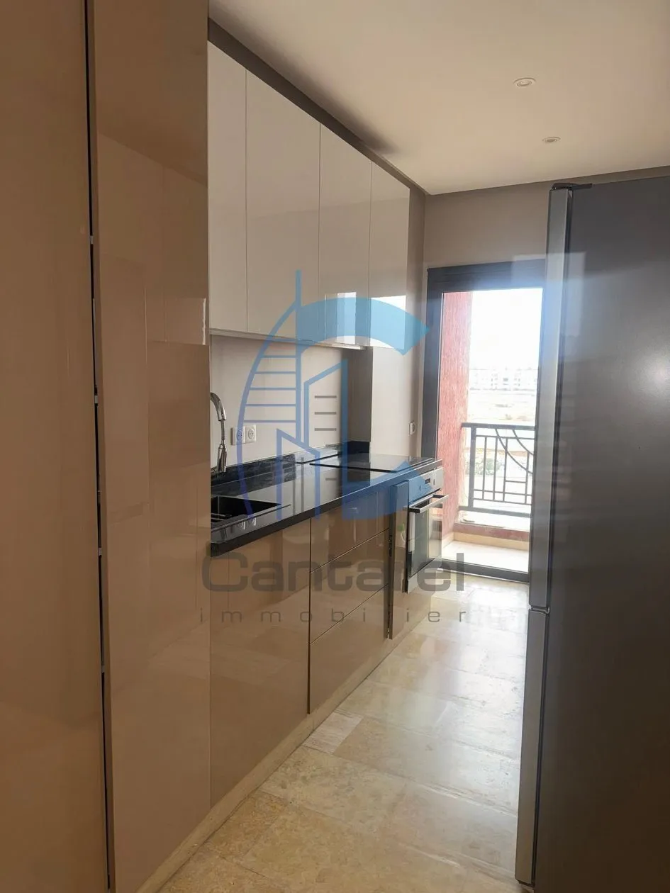 APPARTEMENT 2 CHAMBRES MEUBLÉ AVEC BALCON À LOUER - HIVERNAGE 2 MARRAKECH - مراكش (4)