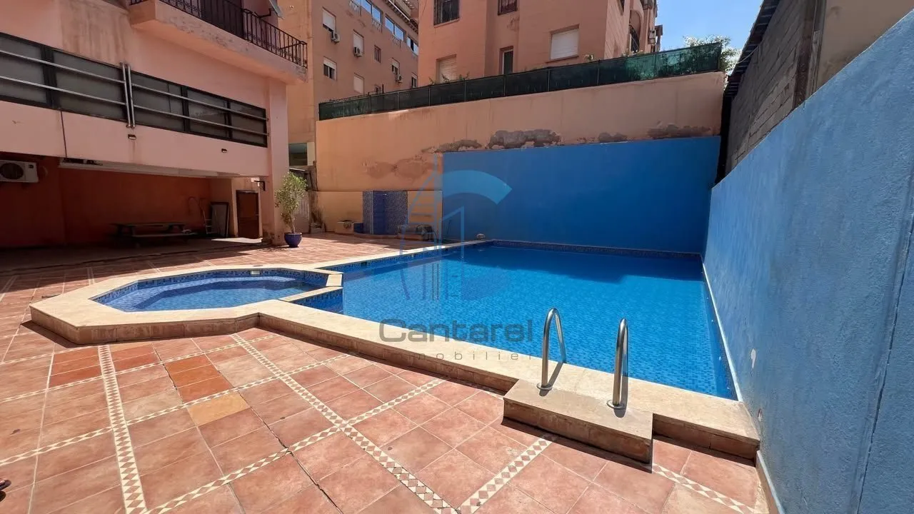 APPARTEMENT 2 CHAMBRES 2ÈME ÉTAGE À LOUER - ROUTE DE CASABLANCA - مراكش