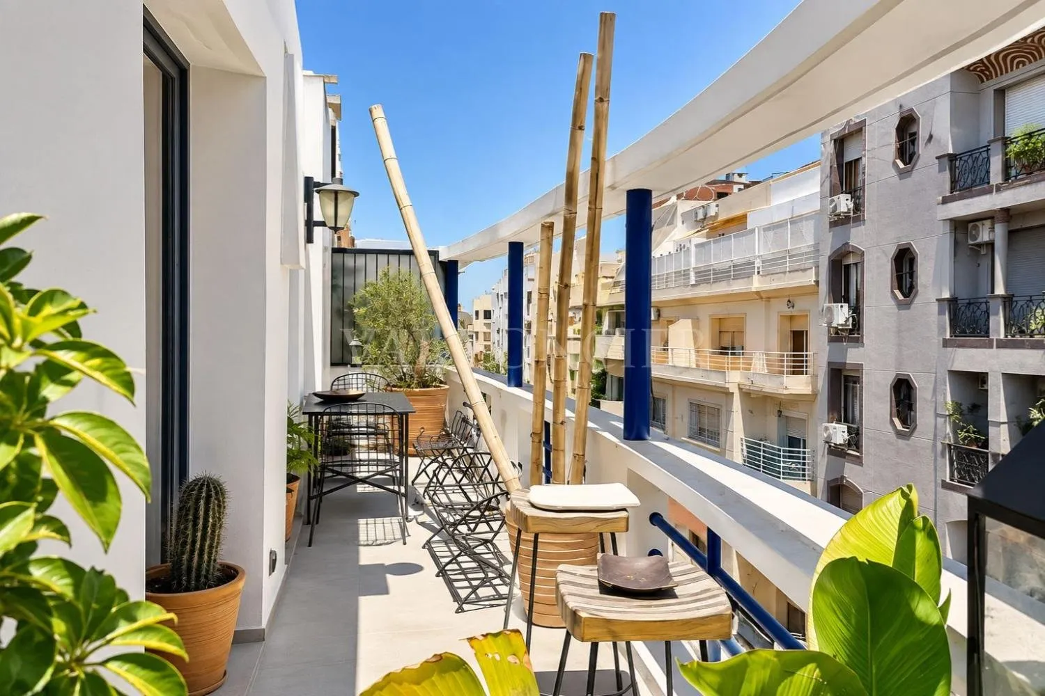 Location Duplex meublé 220m2 3chambres avec terrasses Triangle d’Or, Casablanca - الدار البيضاء (2)