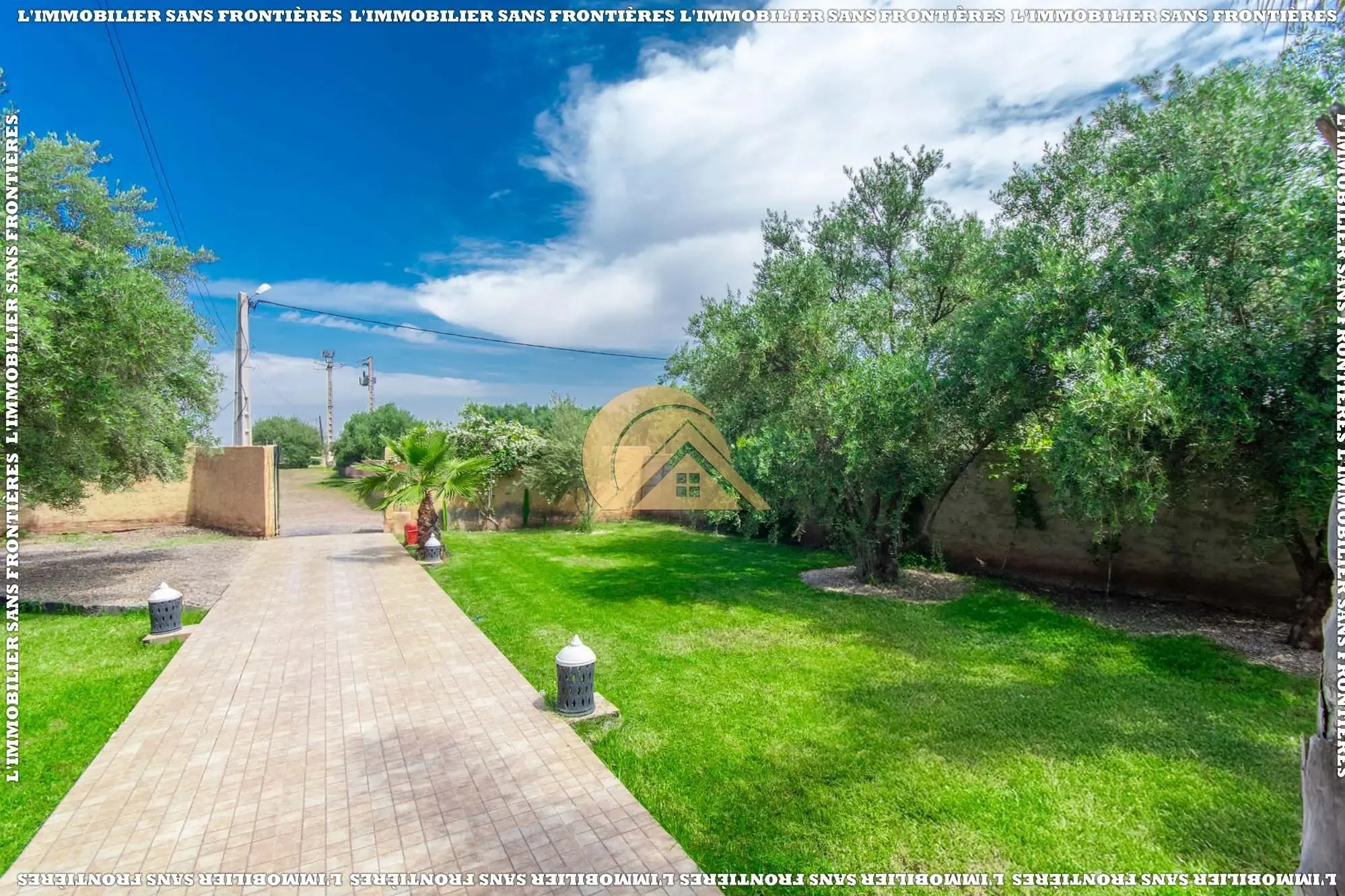 Villa meublée à Route d’Amizmiz km 17, plain-pied + piscine privée, Marrakech : à louer - مراكش (2)