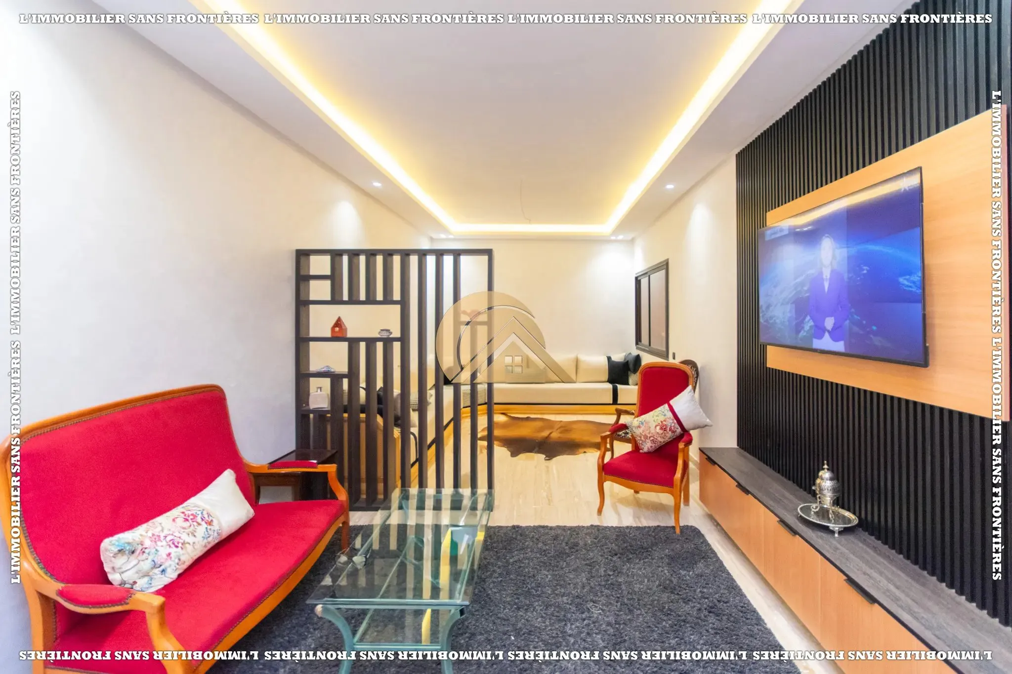 Appartement meublé de 86 m² à louer – 2 chambres dont une suite, cour, balcon et parking - مراكش (3)