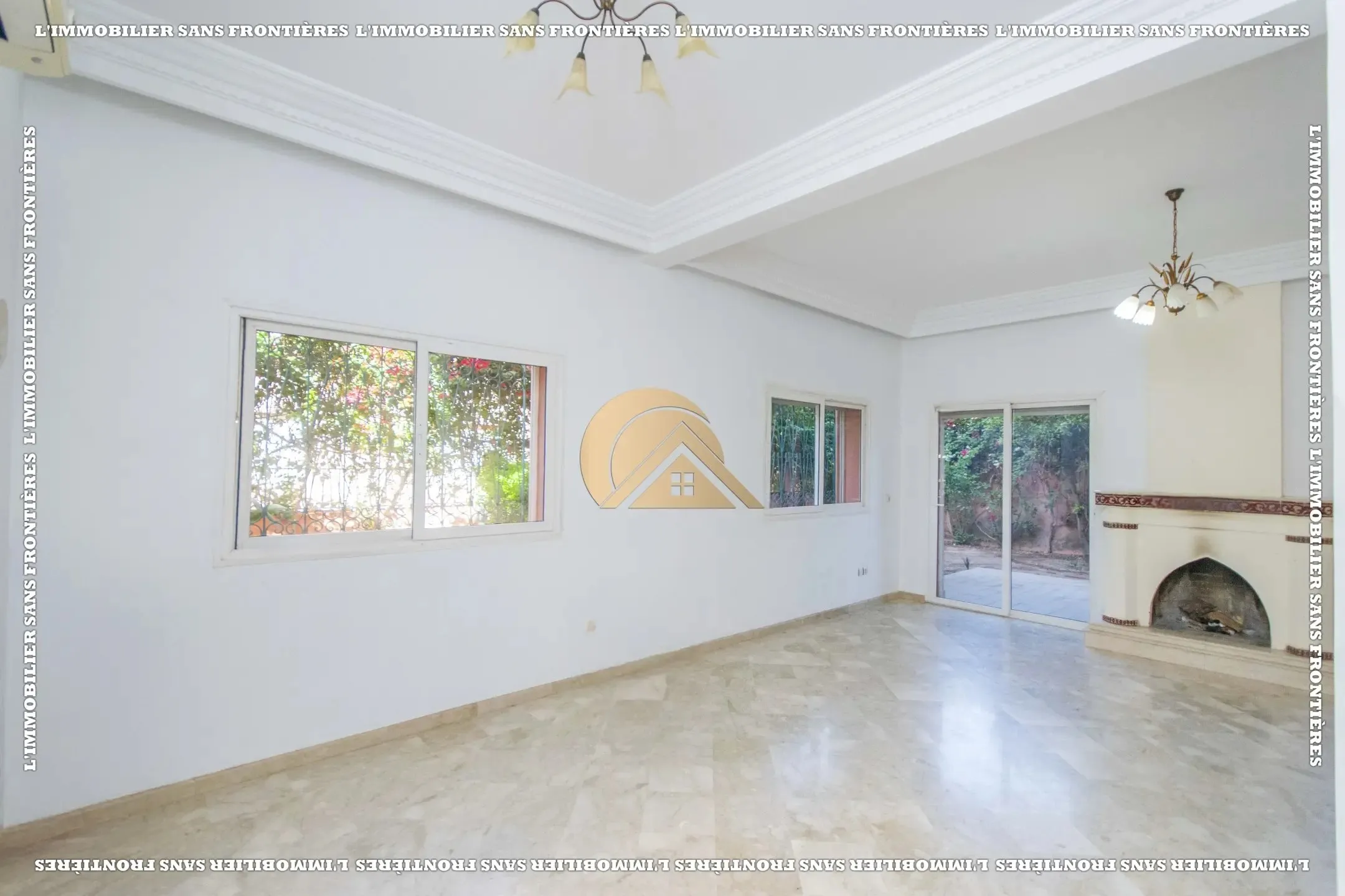 Villa vide à louer à Targa, Marrakech – Piscine collective – 240 m² habitables - مراكش (4)