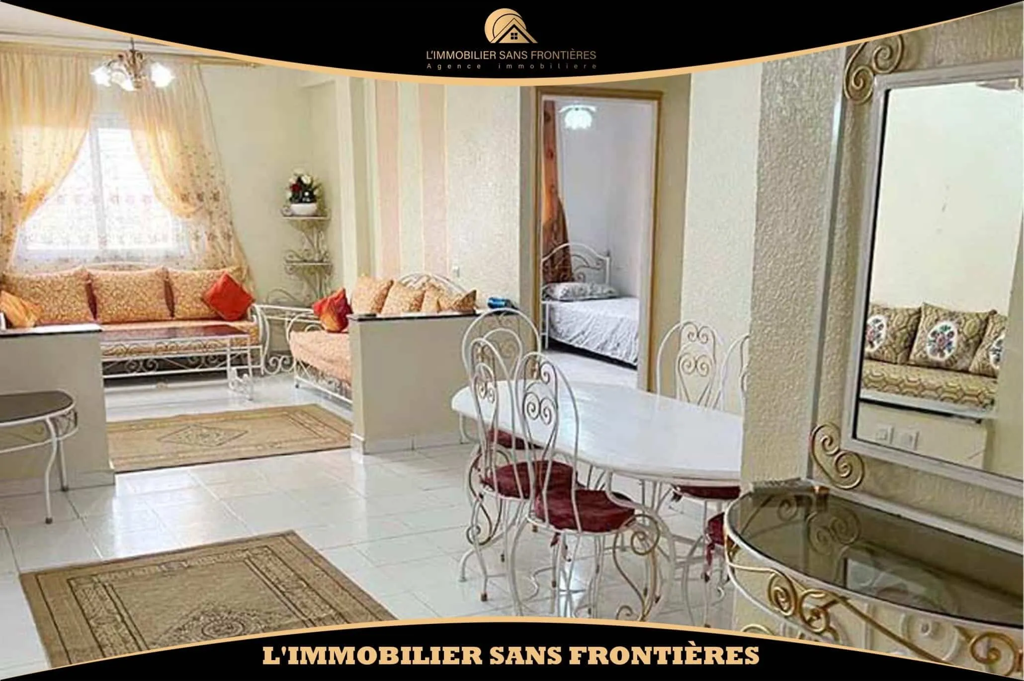 Appartement meublé à louer — Ascenseur – Guéliz, Marrakech - مراكش
