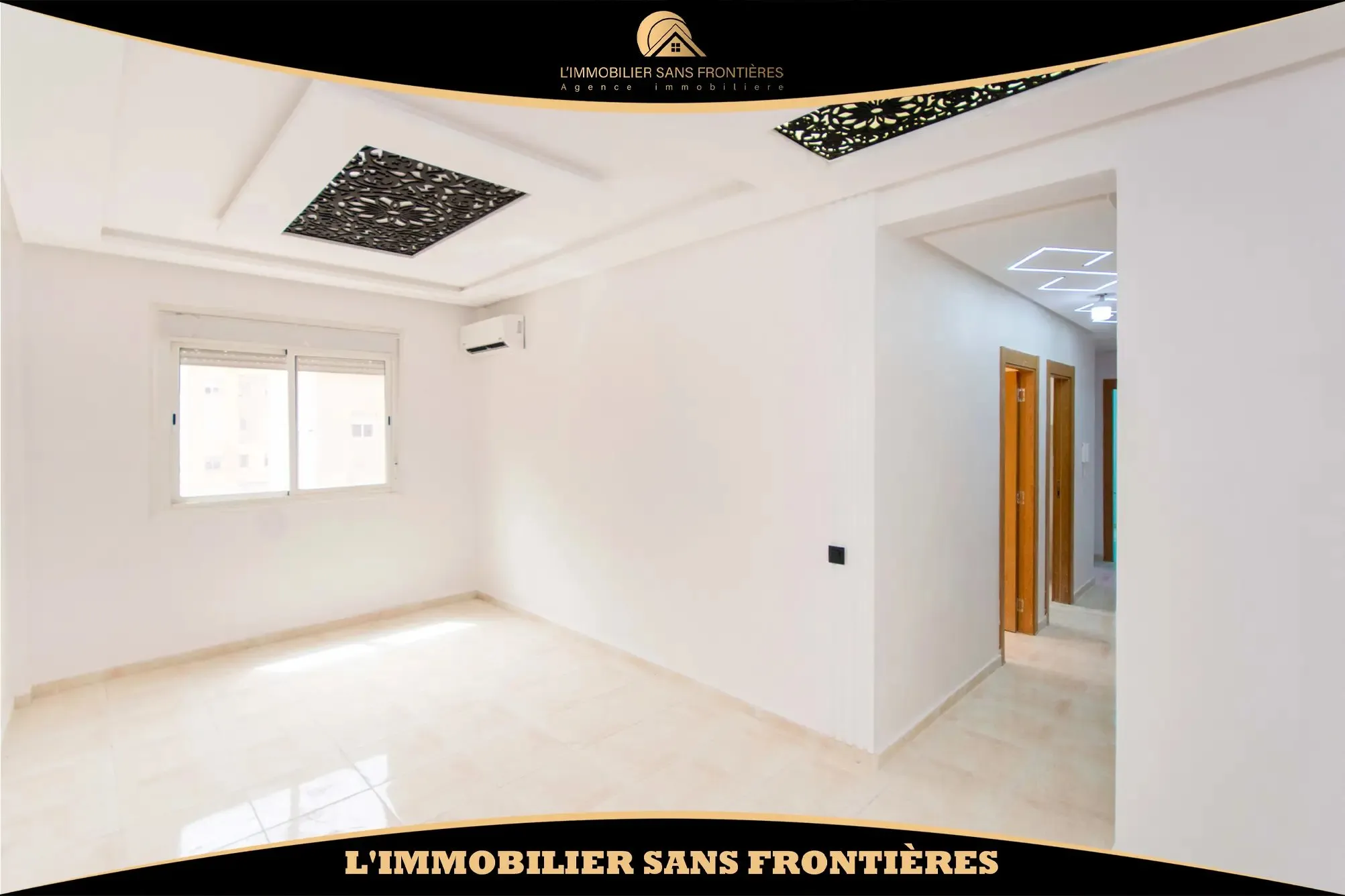 Appartement neuf vide de 59 m² à louer – 3 chambres, ascenseur, parking et climatisation split - مراكش