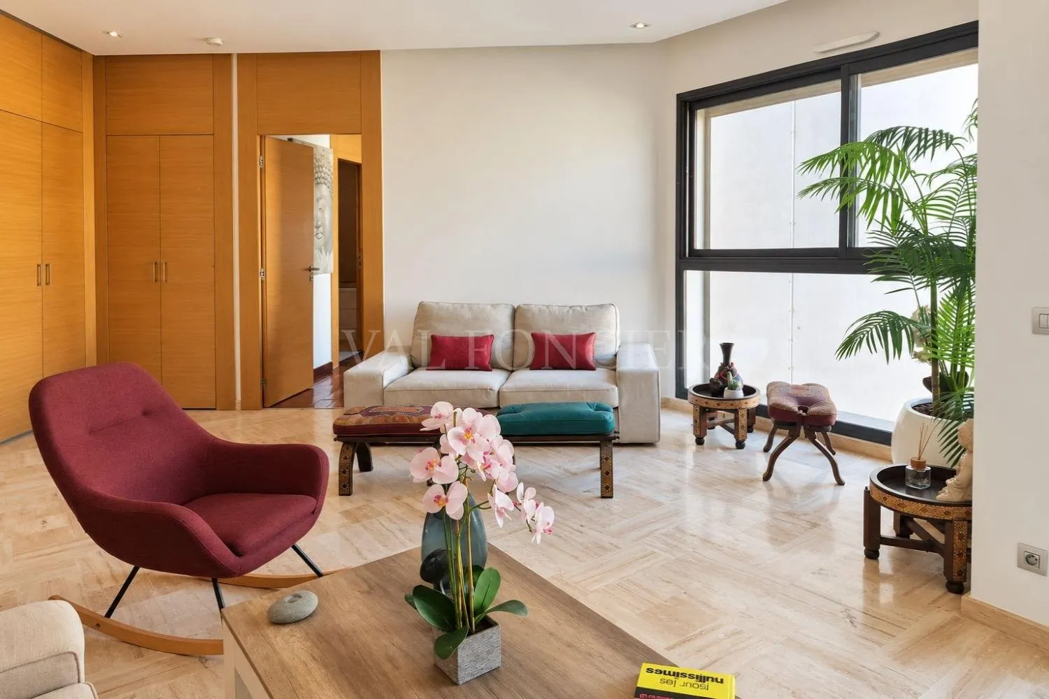 Location Studio meublé moderne 70m2 Étage élevé avec Terrasse CFC, Casablanca - الدار البيضاء (2)