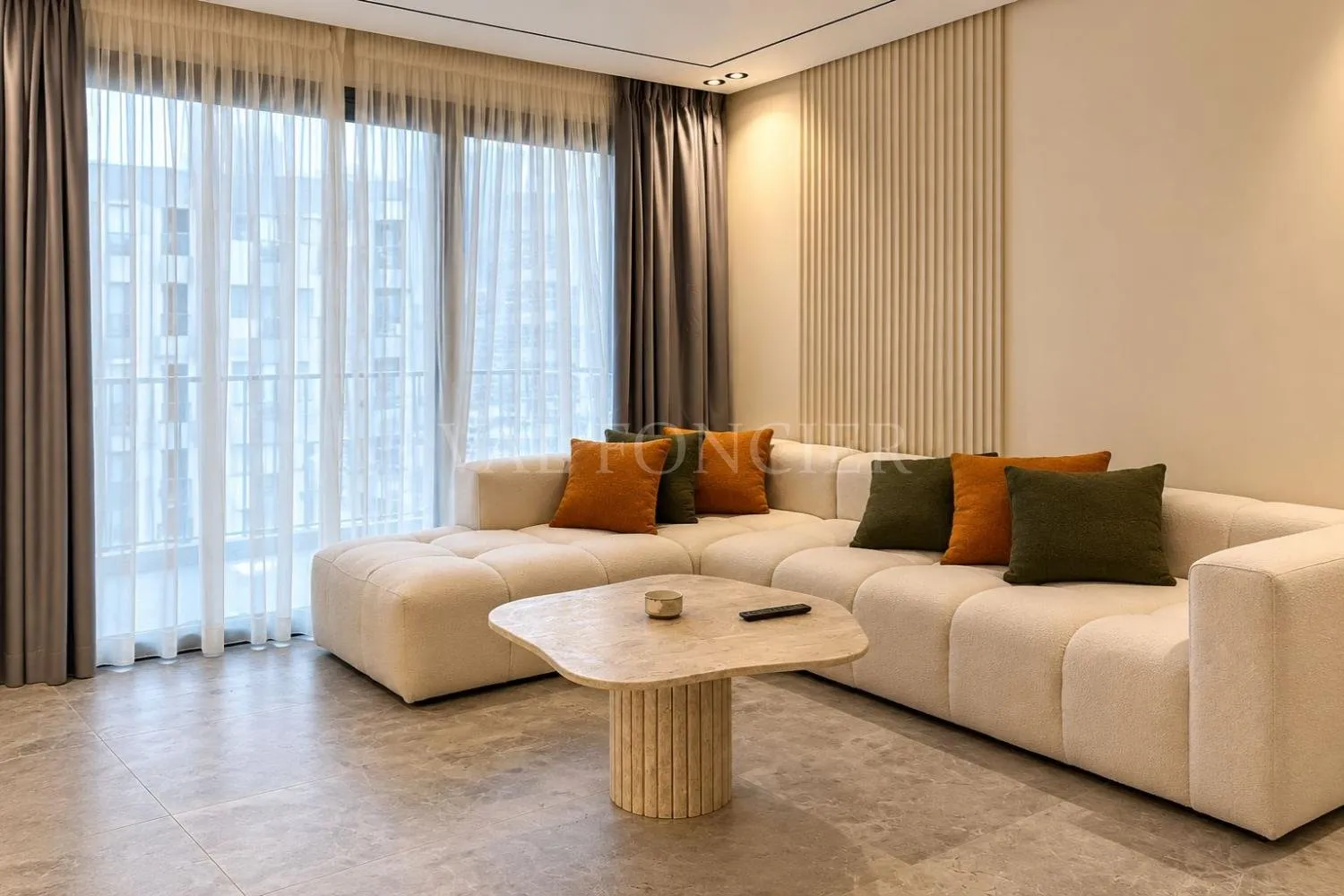 Location Studio meublé neuf avec Terrasse CFC, Casablanca - الدار البيضاء