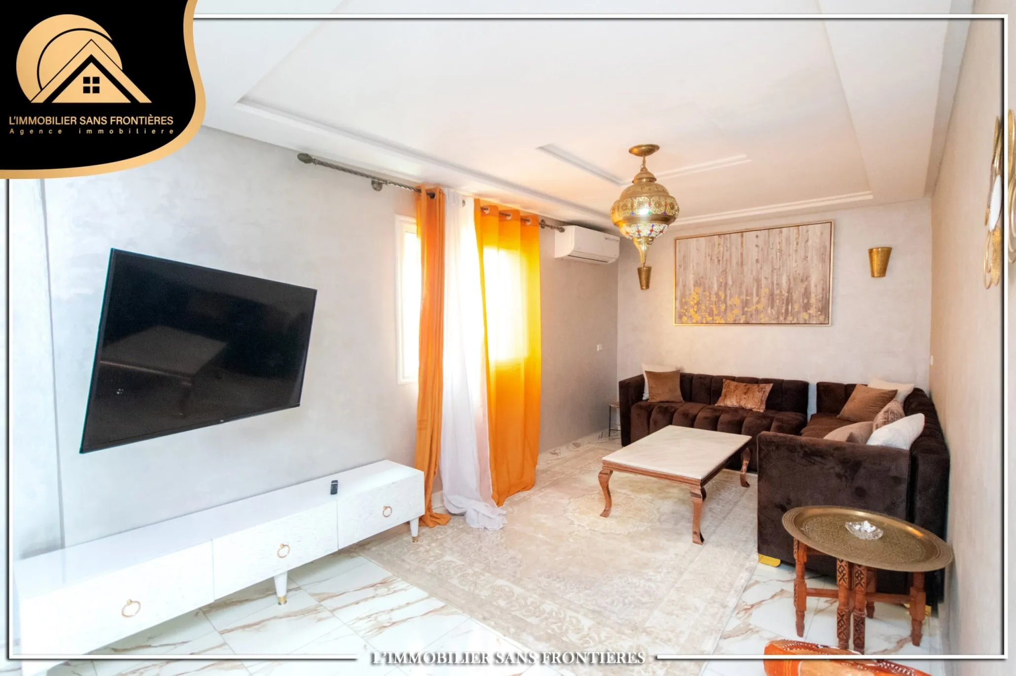Appartement meublé à louer – 3ème étage – Victor Hugo, Marrakech - مراكش