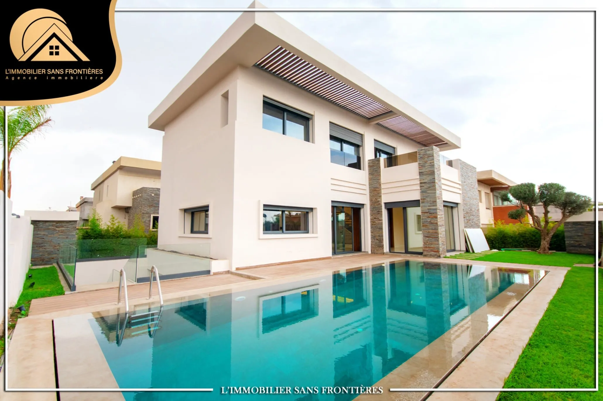 Villa à louer à Route d’Ourika, Marrakech — Piscine privée — 450 m² - مراكش