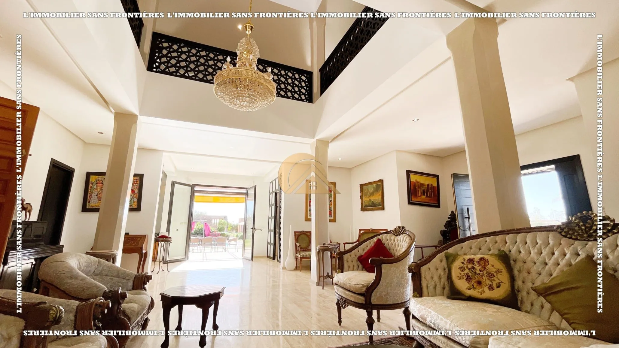 Villa à louer à Souihla km16, Marrakech — Piscine privée — 1 hectare - مراكش (4)