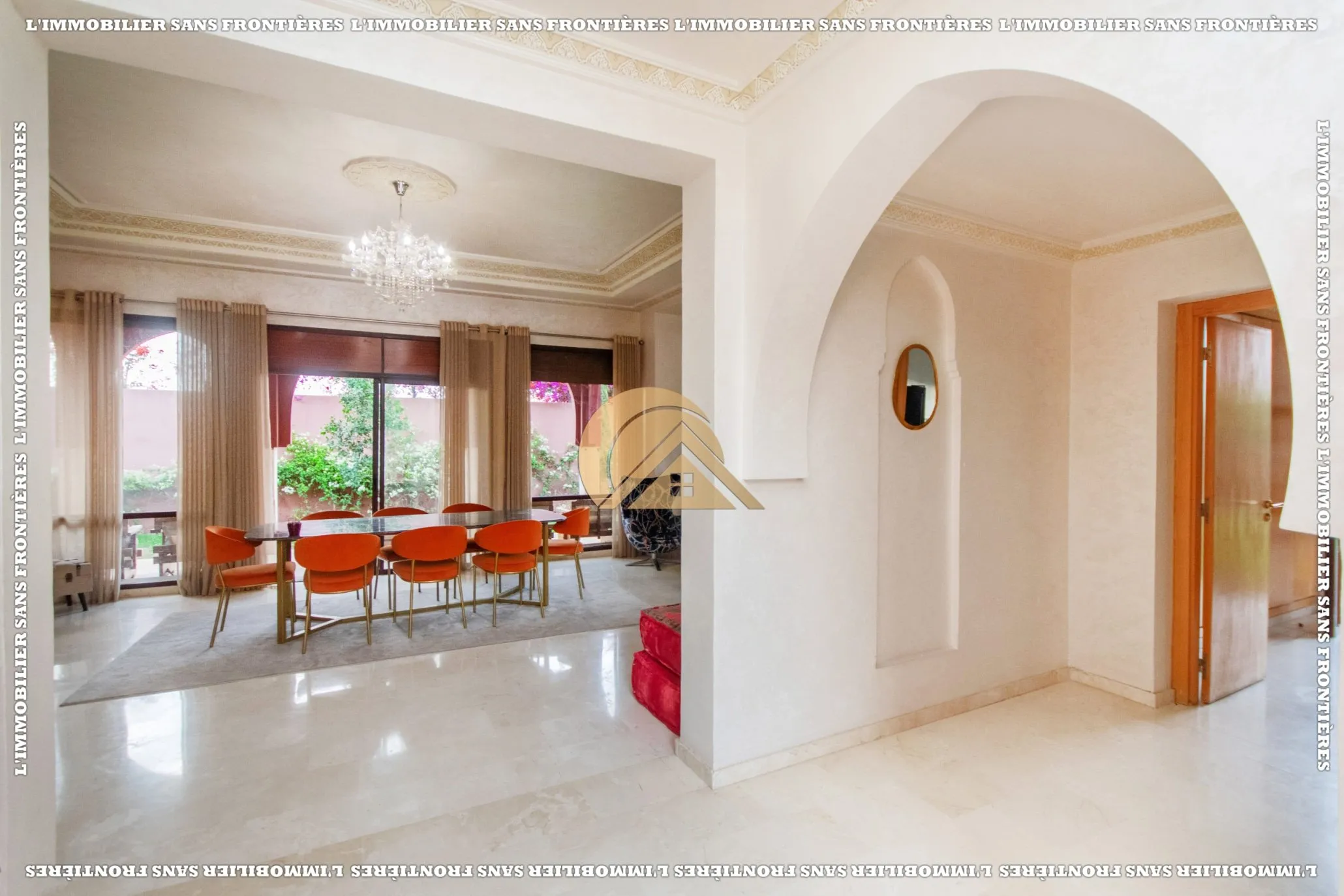 Villa meublée à louer – Sans vis-à-vis – Targa, Marrakech - مراكش (3)