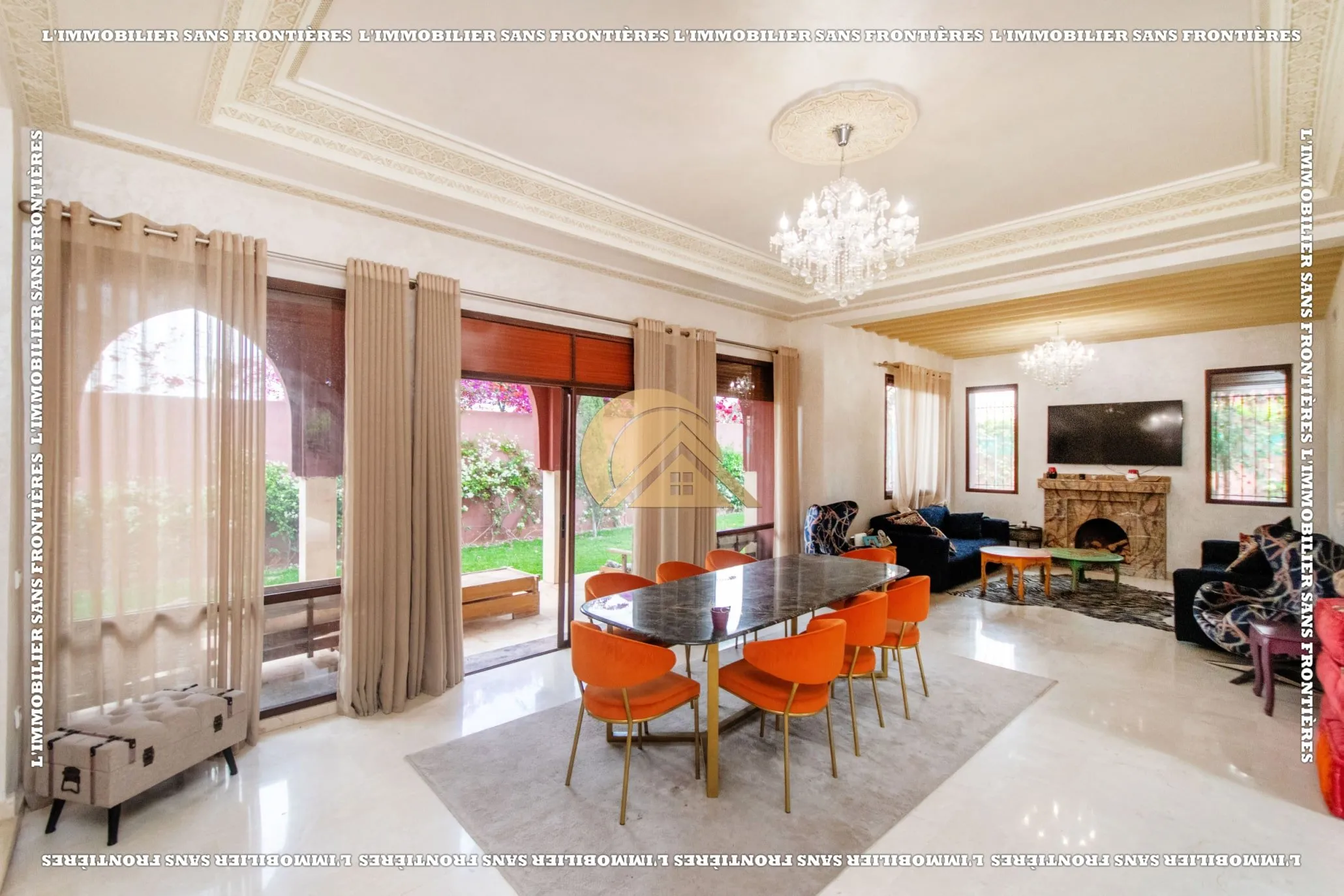Villa meublée à louer – Sans vis-à-vis – Targa, Marrakech - مراكش (4)