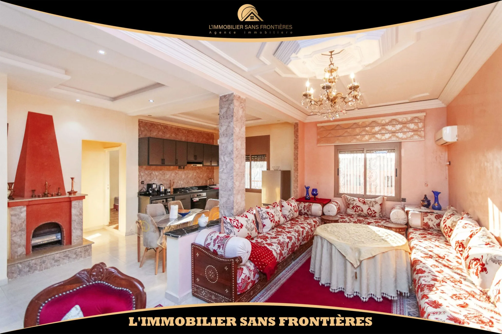 Appartement meublé à louer à Massira, 170 m², Marrakech - مراكش