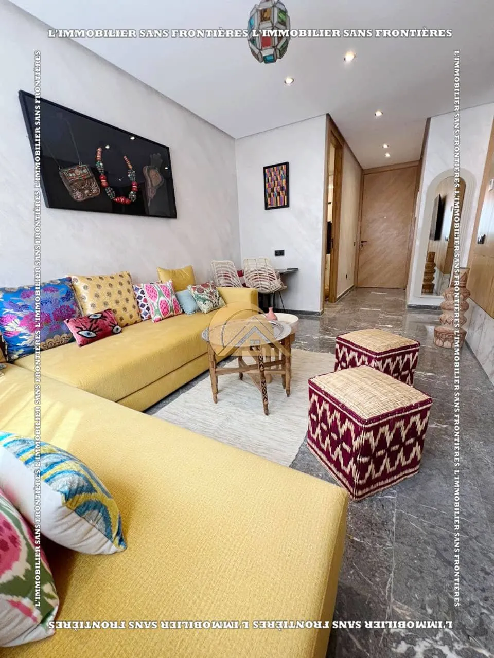 Appartement meublé à louer à Route de Casablanca, 77 m², Marrakech - مراكش (2)