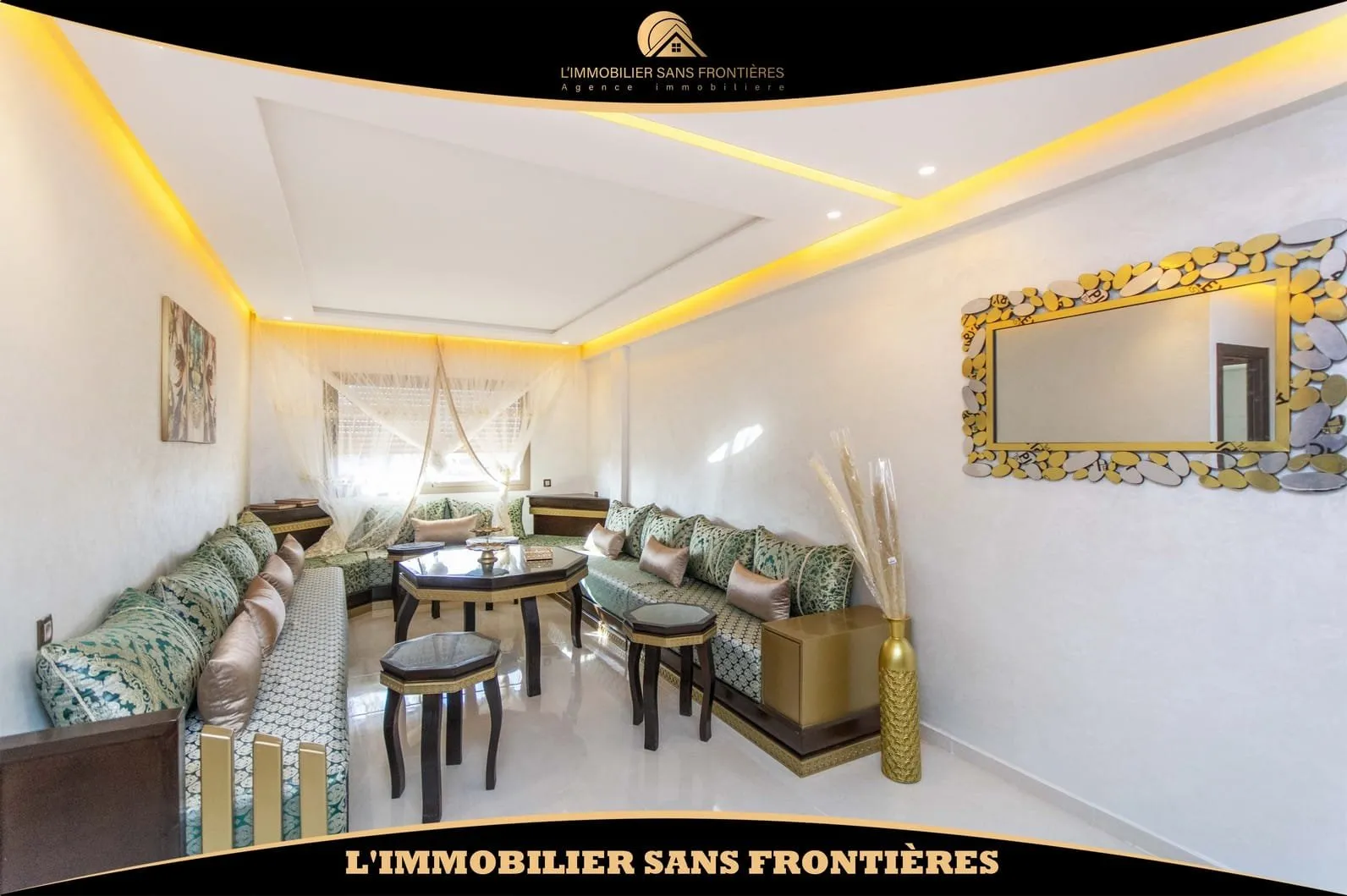 Appartement meublé à louer – 81 m² – 1er étage, Targa, Marrakech - مراكش