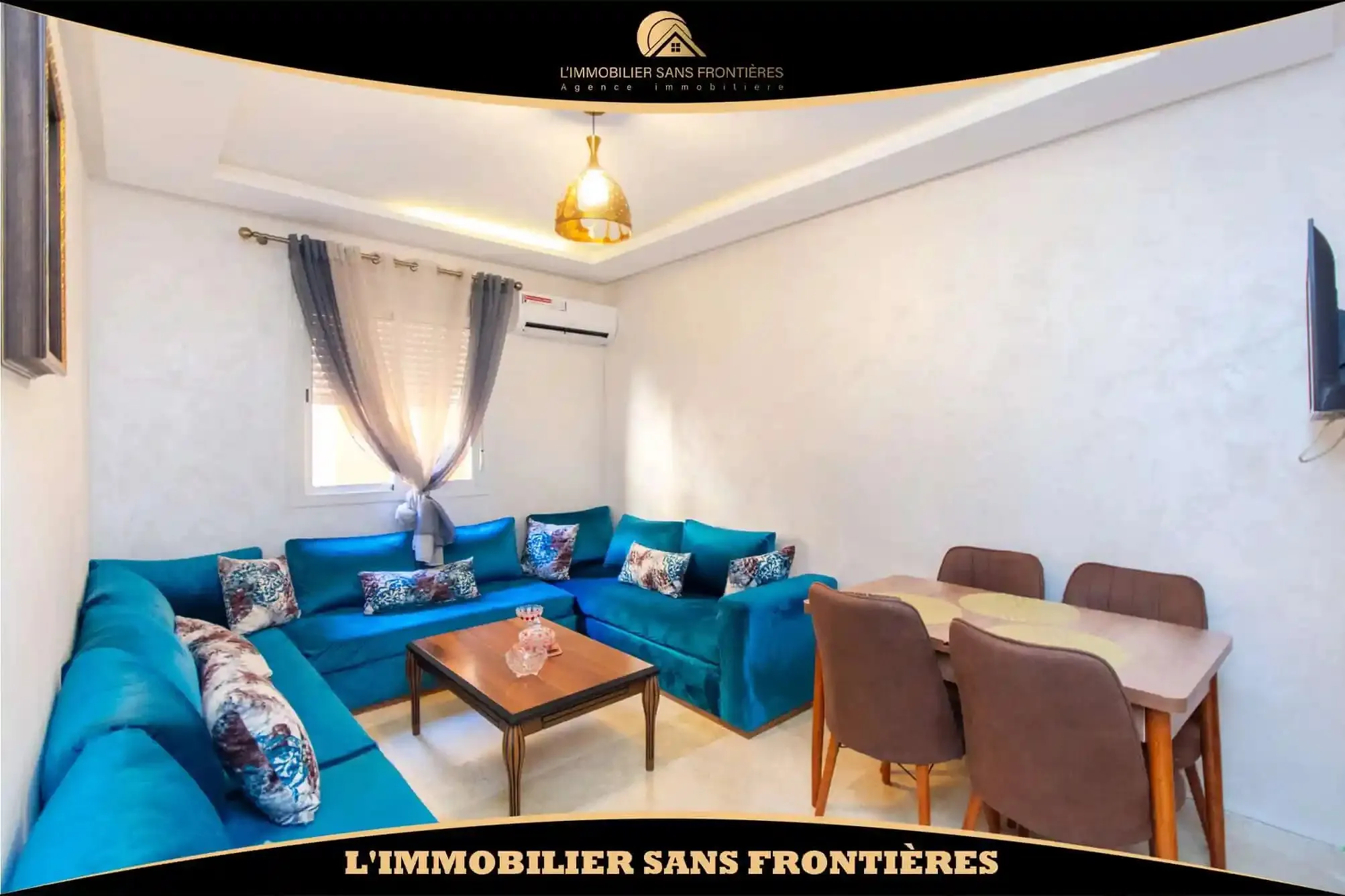Appartement meublé à louer à Targa, 50 m², Marrakech - مراكش