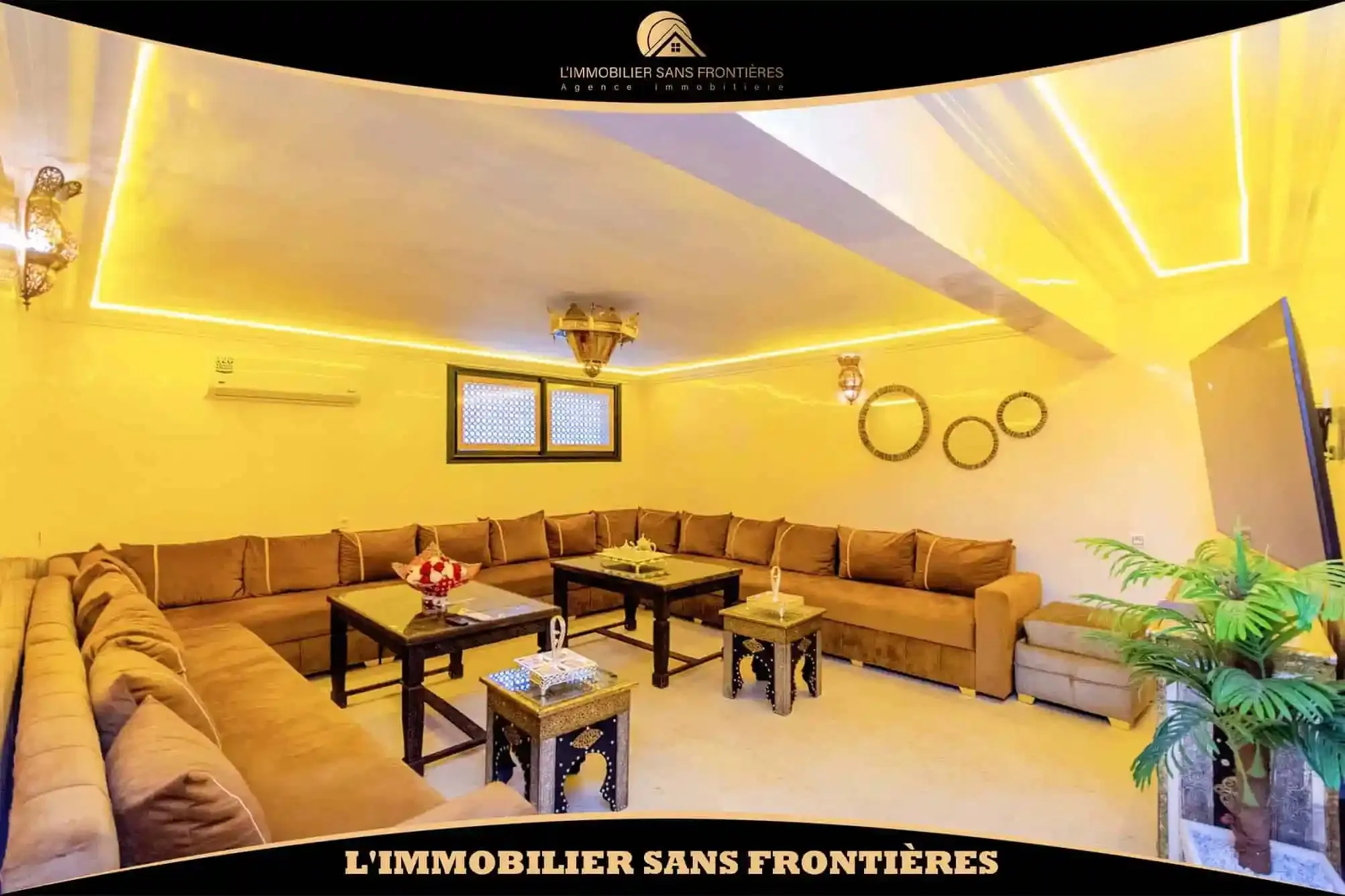 Duplex meublé à louer à Semlalia, 160 m², Marrakech - مراكش