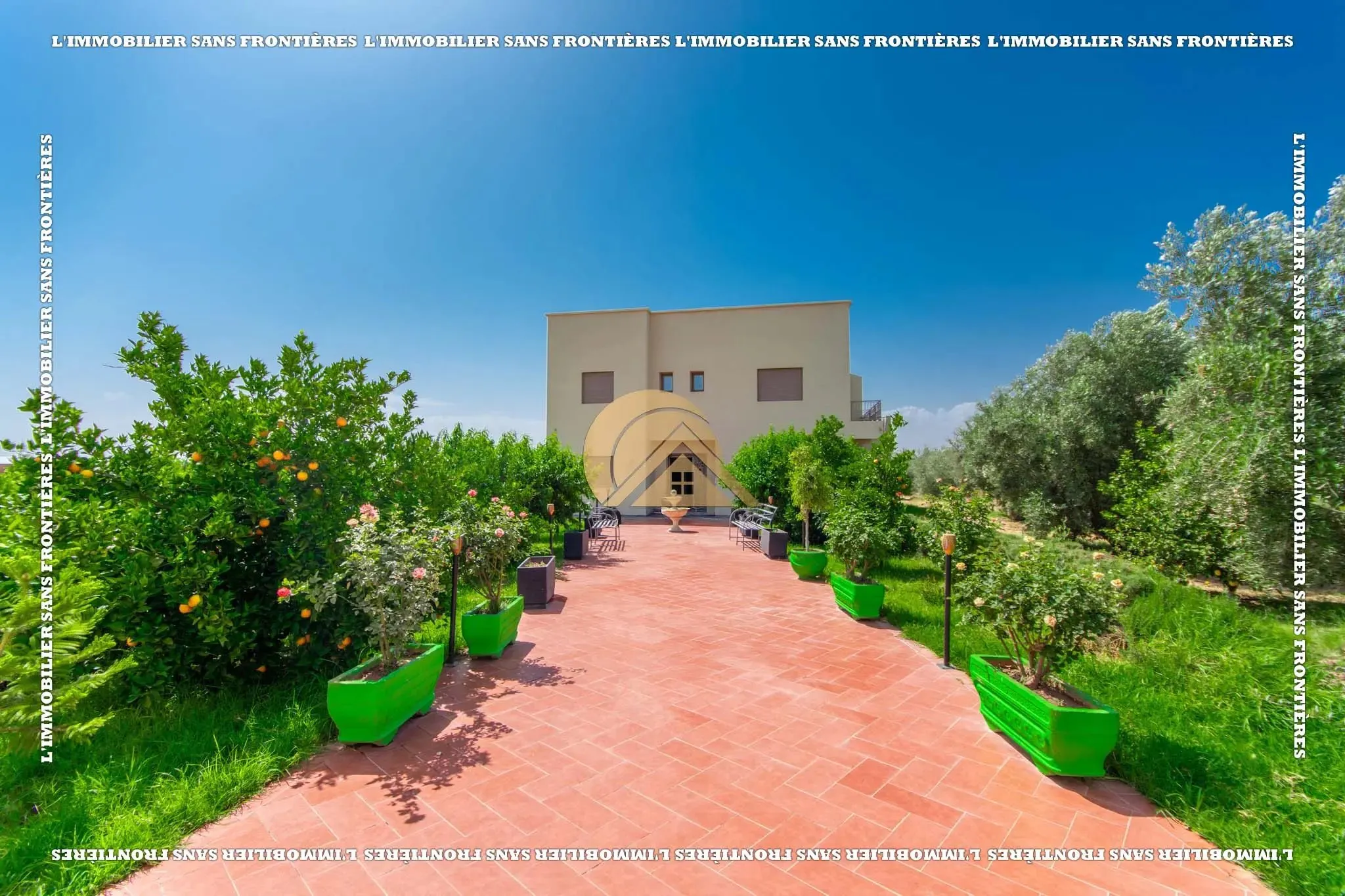 Villa meublée à Souihla, Piscine privée + Puits 120 m, Marrakech : à louer - مراكش (2)