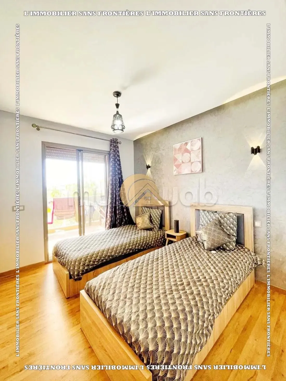 Appartement meublé à louer sur la route de Casablanca, Marrakech – 1er étage en résidence avec piscine - مراكش (3)