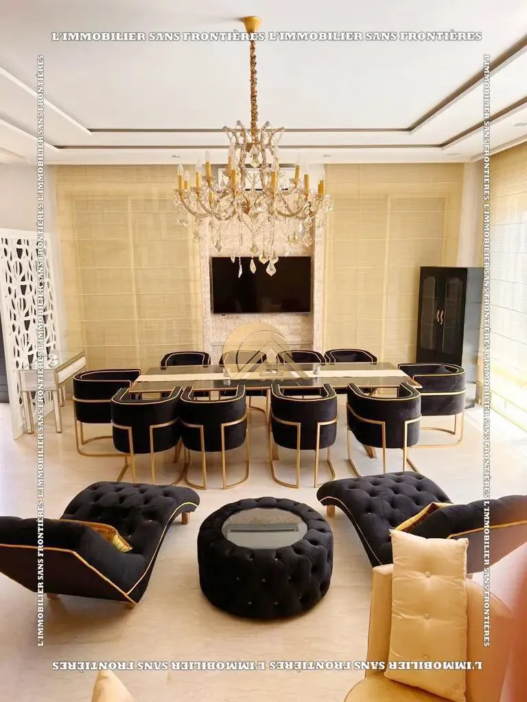 Villa meublée à louer à Targa avec piscine chauffée - مراكش (4)