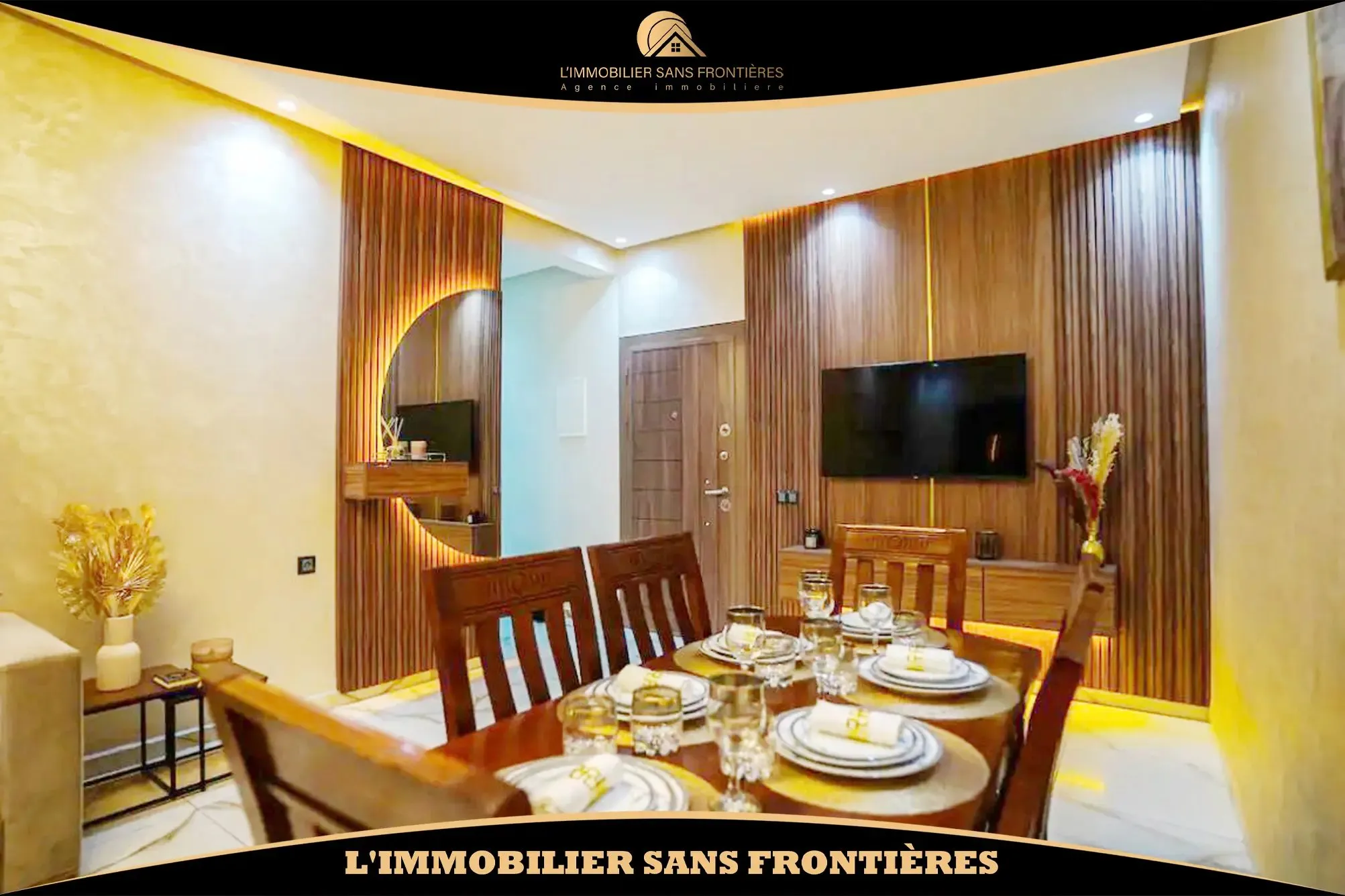 Appartement meublé à louer à Targa — 94 m² - مراكش