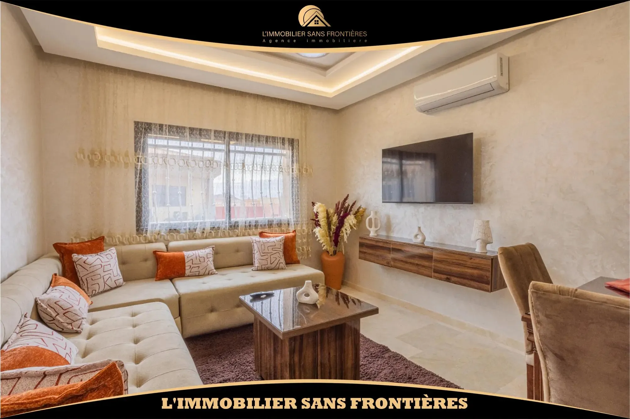 Appartement meublé à louer à Route de Casablanca — 85 m² - مراكش