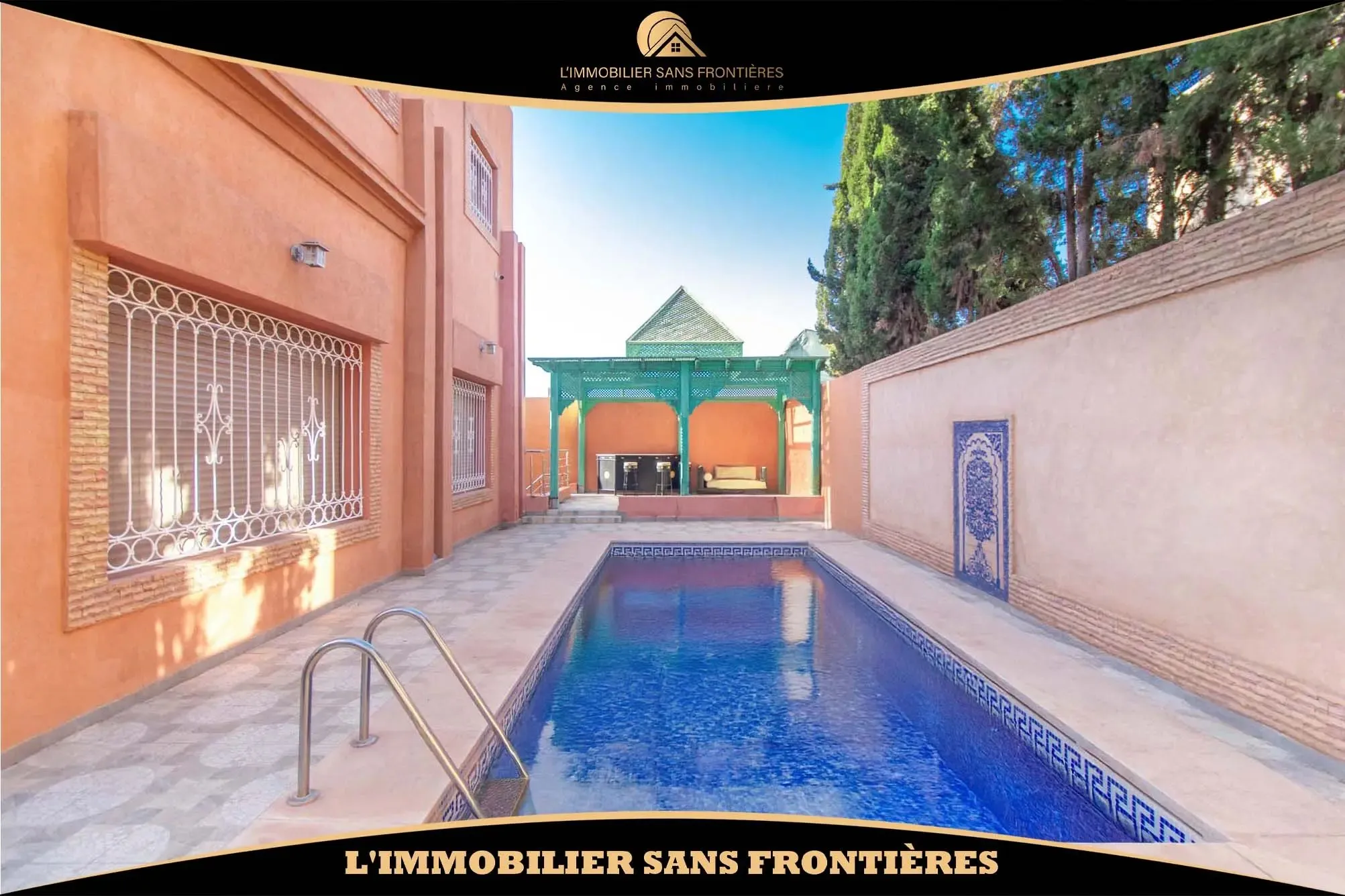 Villa vide à louer à Targa, 400 m², Marrakech - مراكش (2)