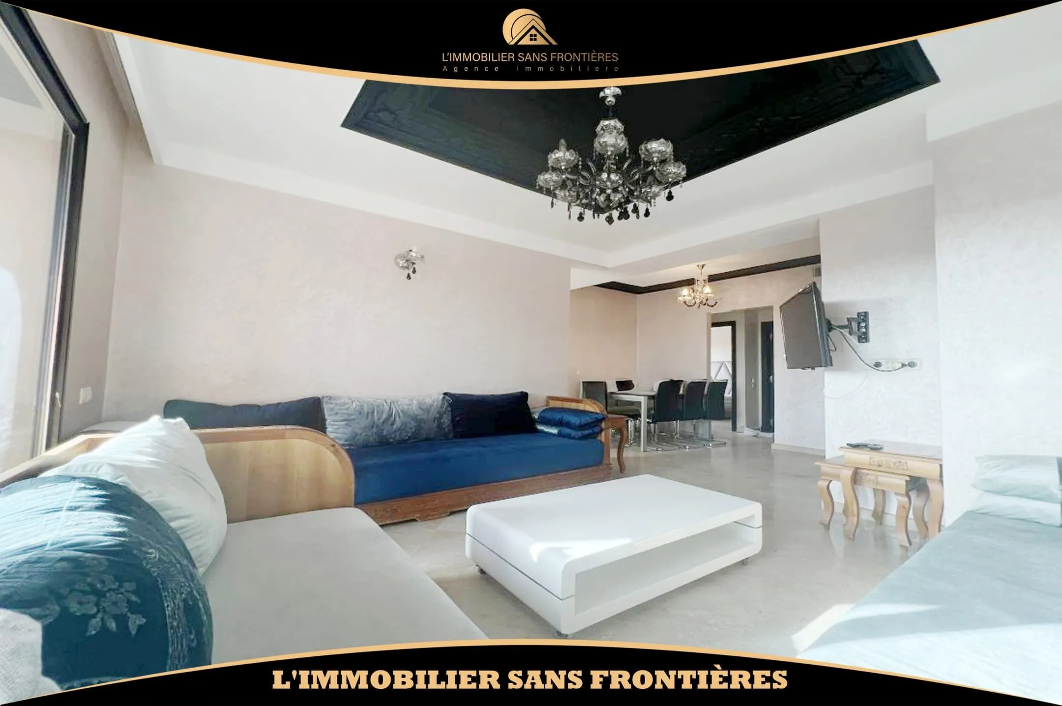 Appartement meublé à louer à Route de Casablanca, 126 m², Marrakech - مراكش