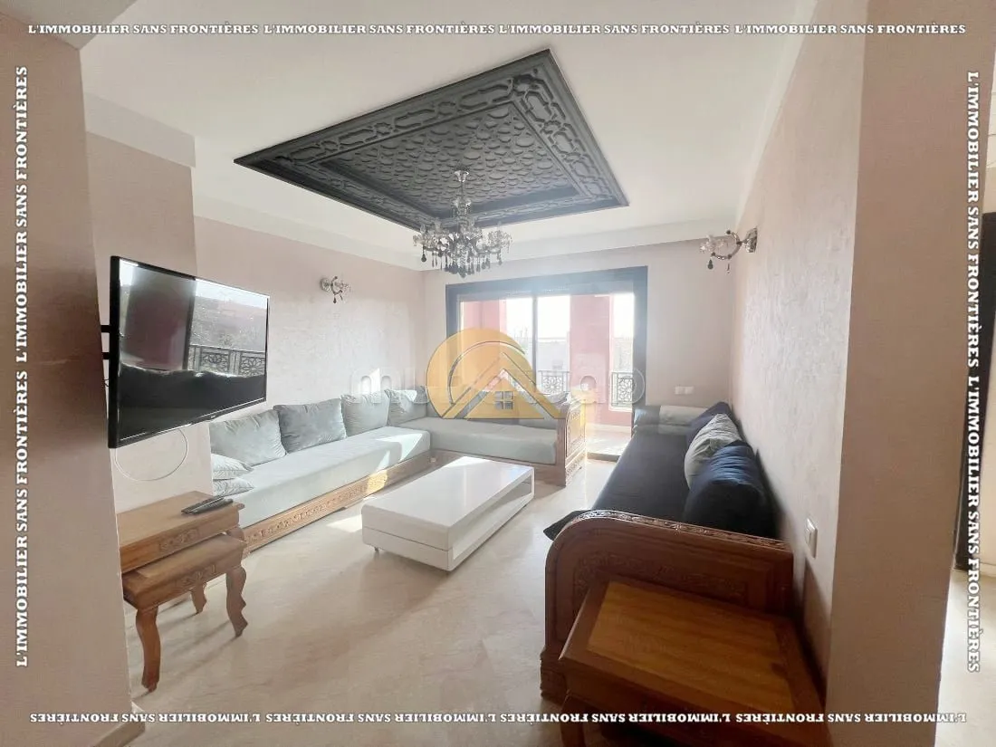 Appartement meublé à louer à Route de Casablanca, 126 m², Marrakech - مراكش (3)