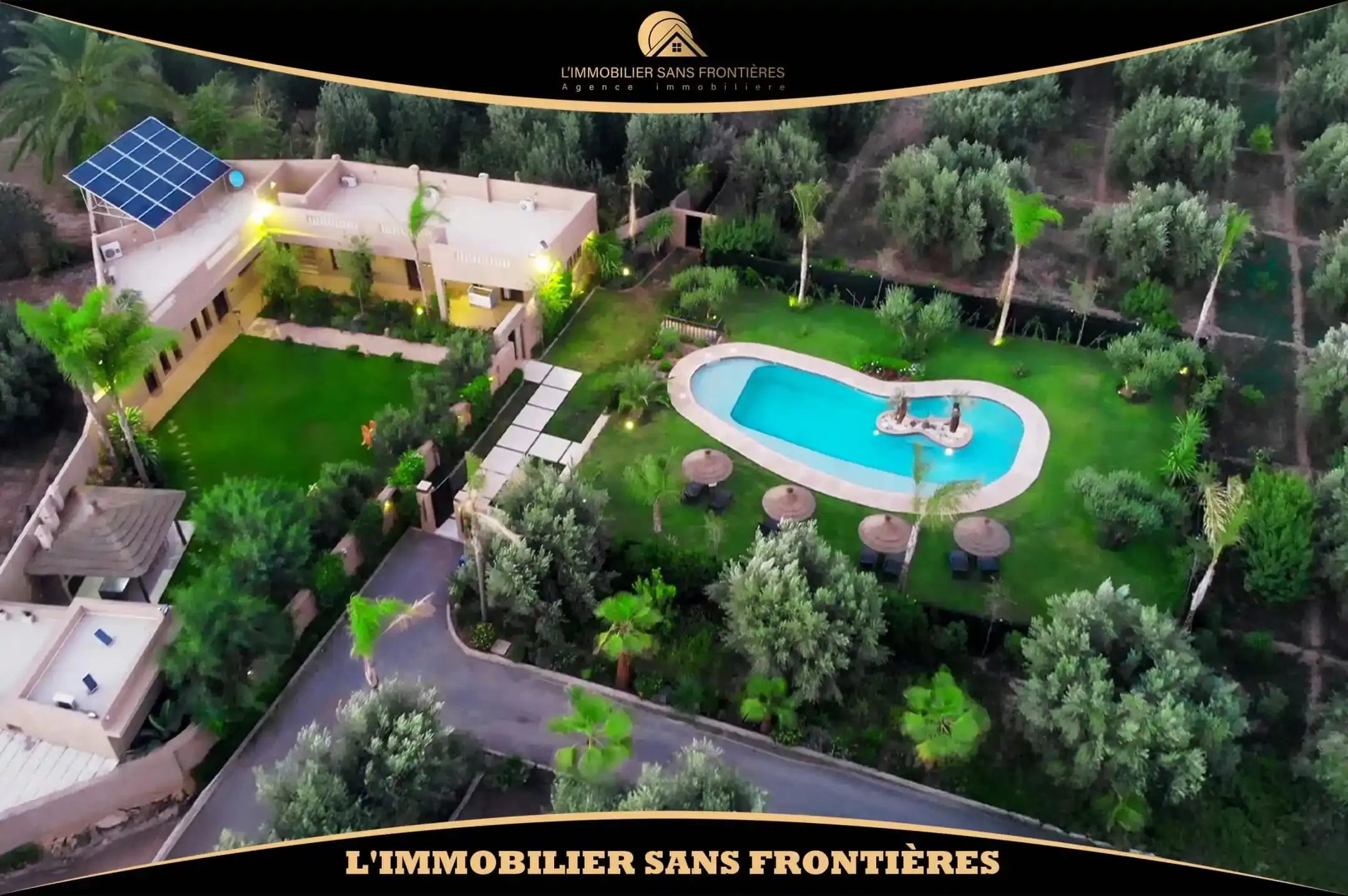 Villa meublée à louer – Piscine privée – Souihla, Marrakech - مراكش