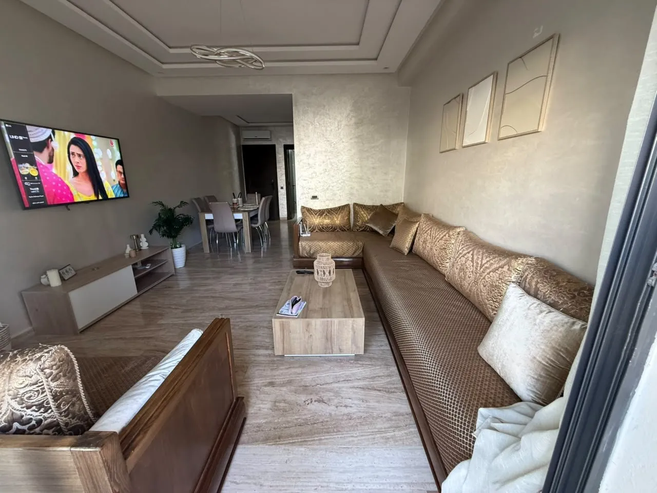 DAR BOUAZZA – LOCATION APPARTEMENT MEUBLÉ  2 CH - دار بوعزة (2)
