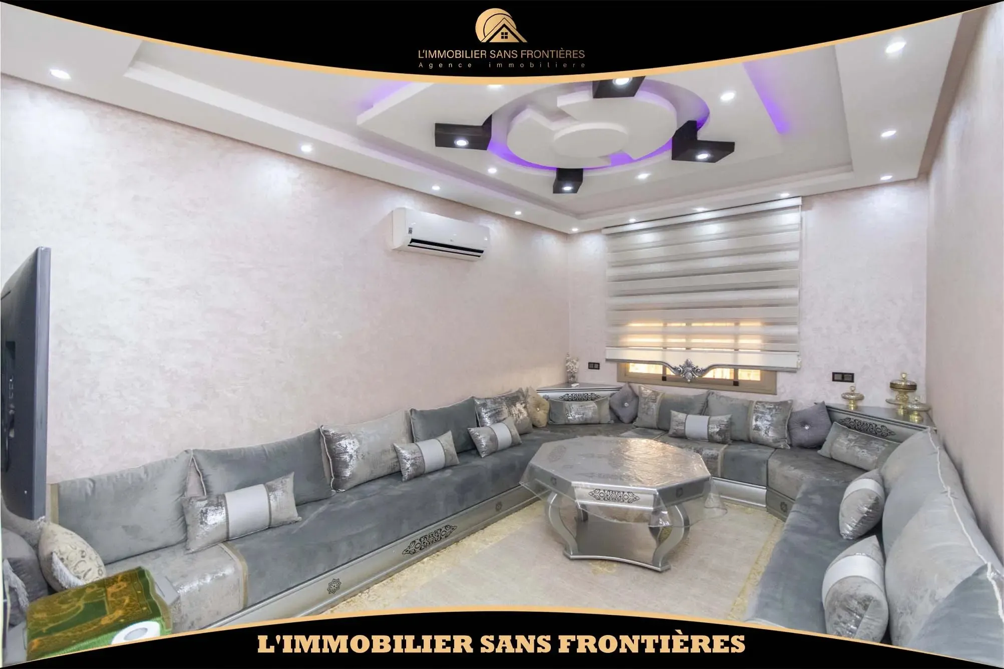 Appartement meublé de 75 m² à Massira 1 – 2 chambres, balcon, ascenseur et parking sous-sol - مراكش