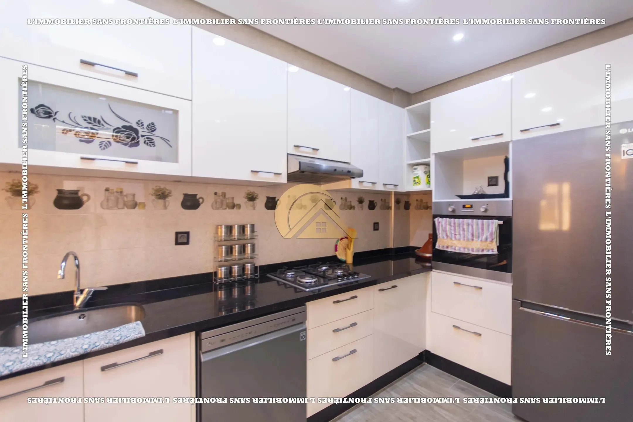 Appartement meublé de 75 m² à Massira 1 – 2 chambres, balcon, ascenseur et parking sous-sol - مراكش (3)