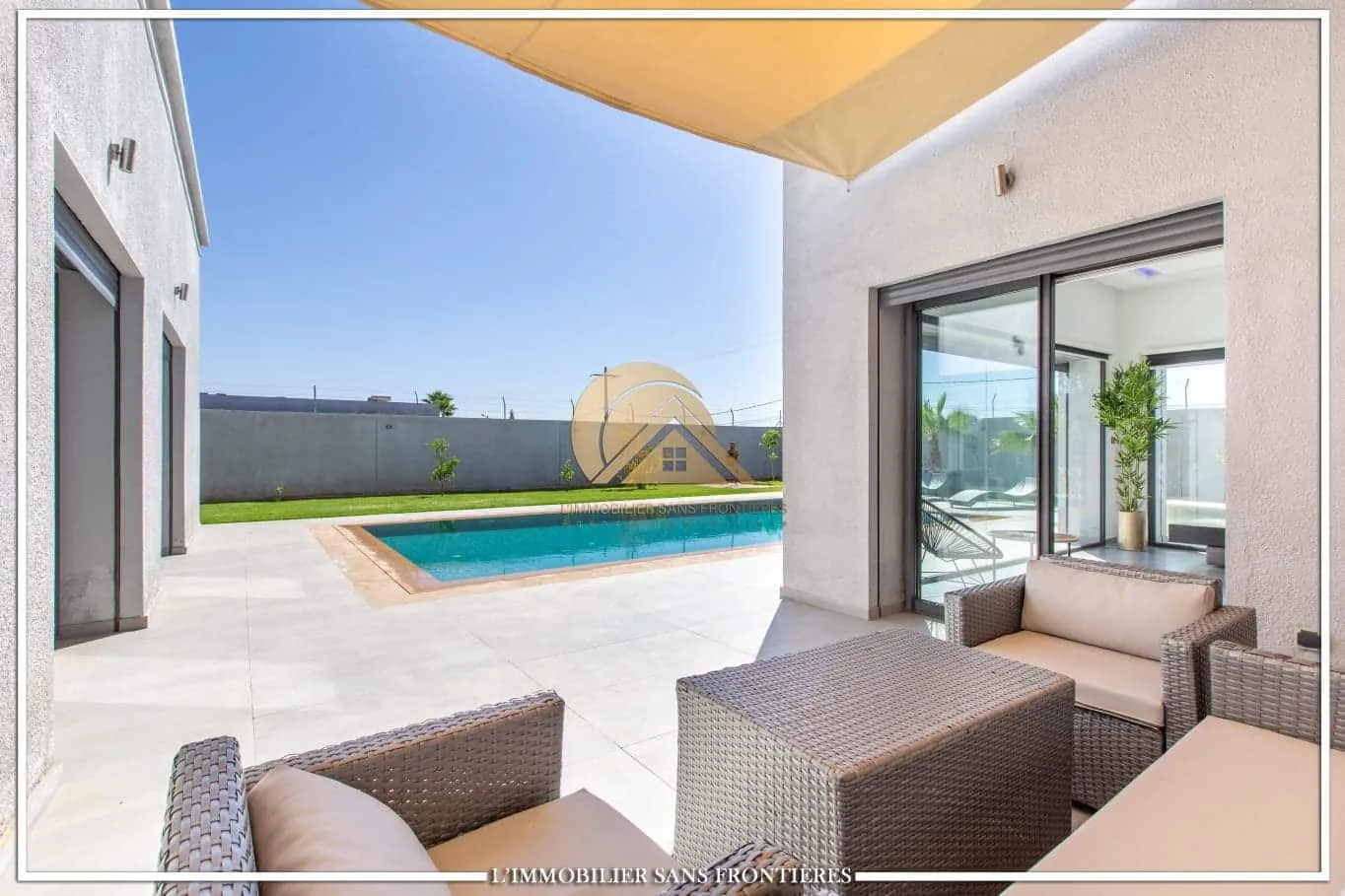 Villa meublée à louer – Piscine chauffée – Route de Ouarzazate, Marrakech - مراكش (2)
