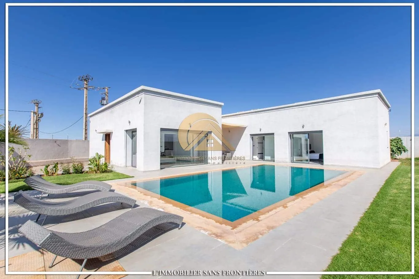 Villa meublée à louer – Piscine chauffée – Route de Ouarzazate, Marrakech - مراكش (3)