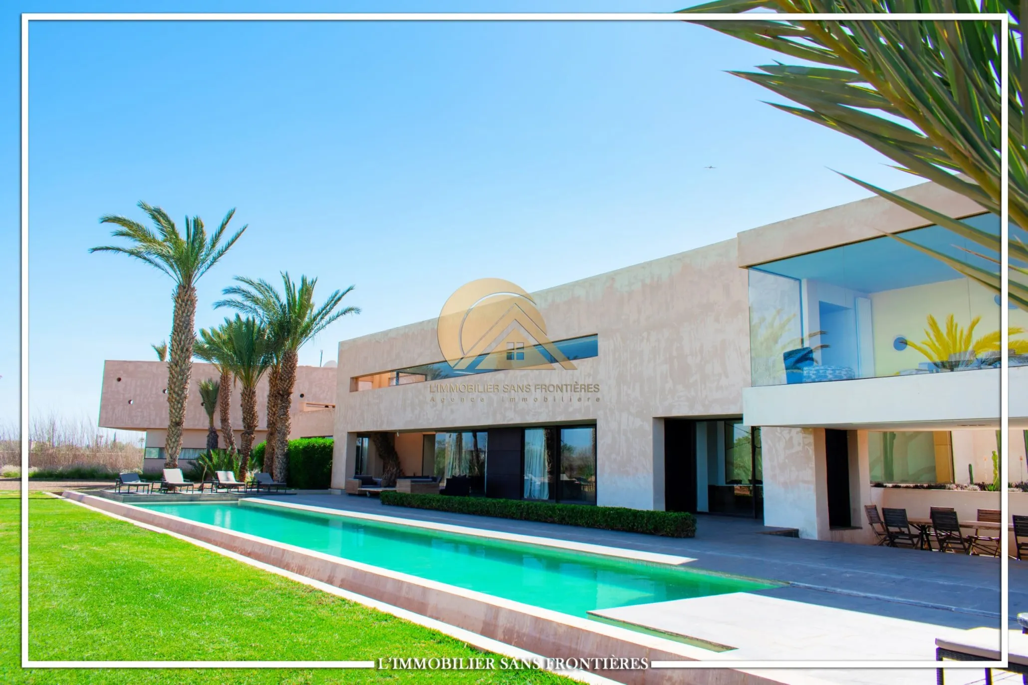 Villa de prestige meublée à louer – 1 200 m² – Bab Atlas / Palmeraie, Marrakech - مراكش (2)