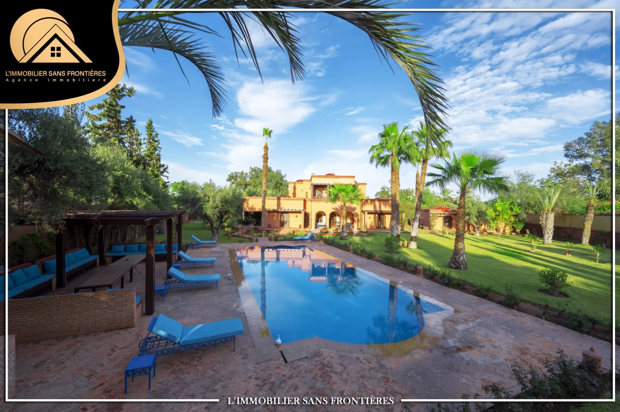 Villa à louer — piscine privée – Route de l’Ourika, Marrakech - مراكش