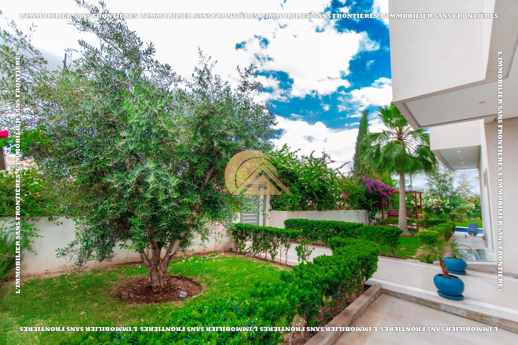 Villa vide à Golf Argan – Route de Tahanaout, Ascenseur intérieur + Piscine privée, Marrakech : à louer - مراكش (2)