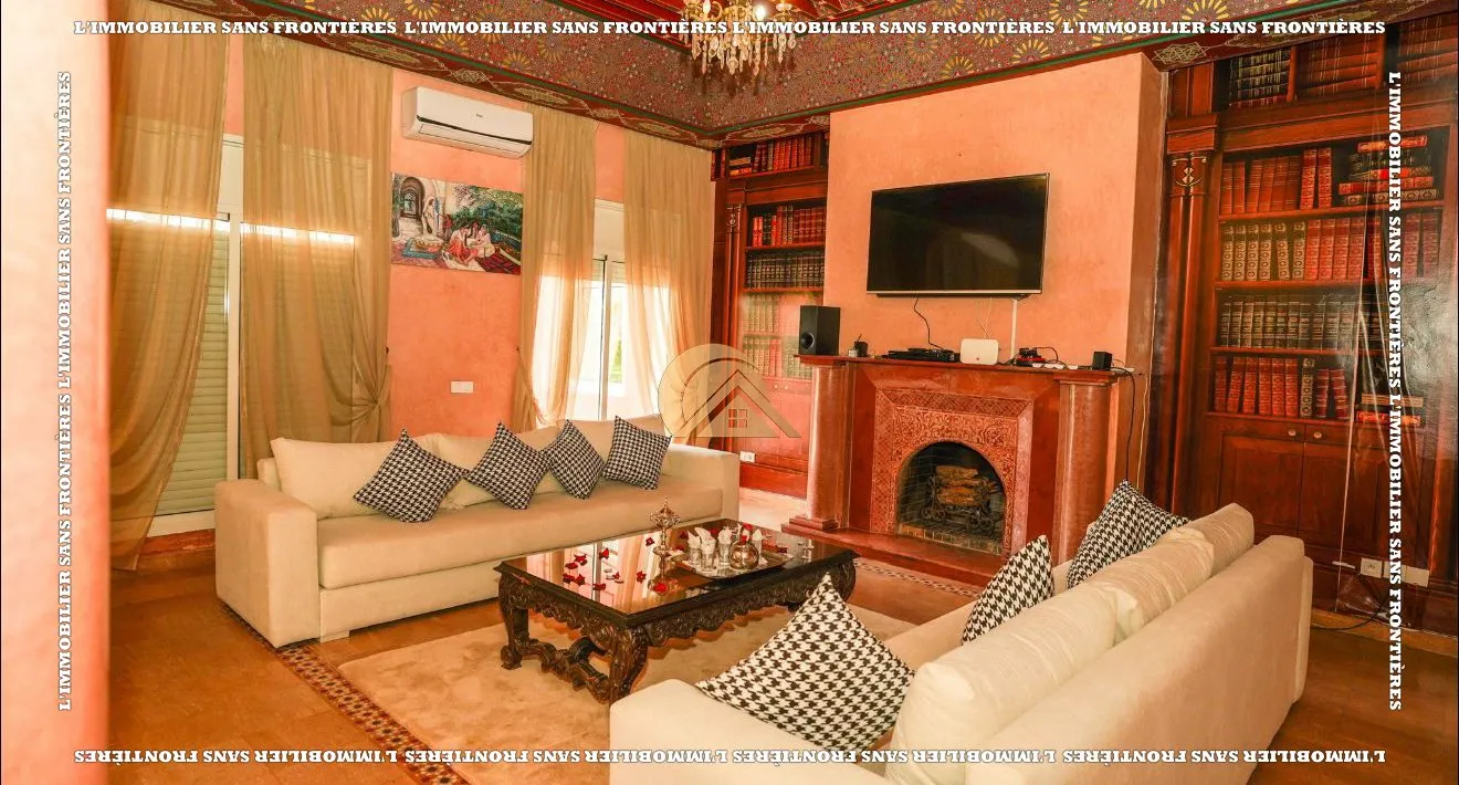 Villa meublée à louer à Route de Fès, Marrakech — 2 piscines privées — 2 hectares - مراكش (2)