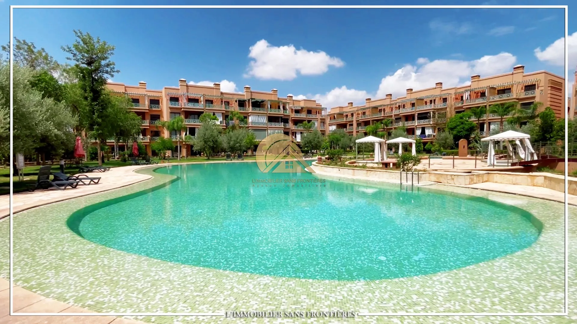 Appartement meublé à louer – Piscine collective – Agdal, Marrakech - مراكش (2)