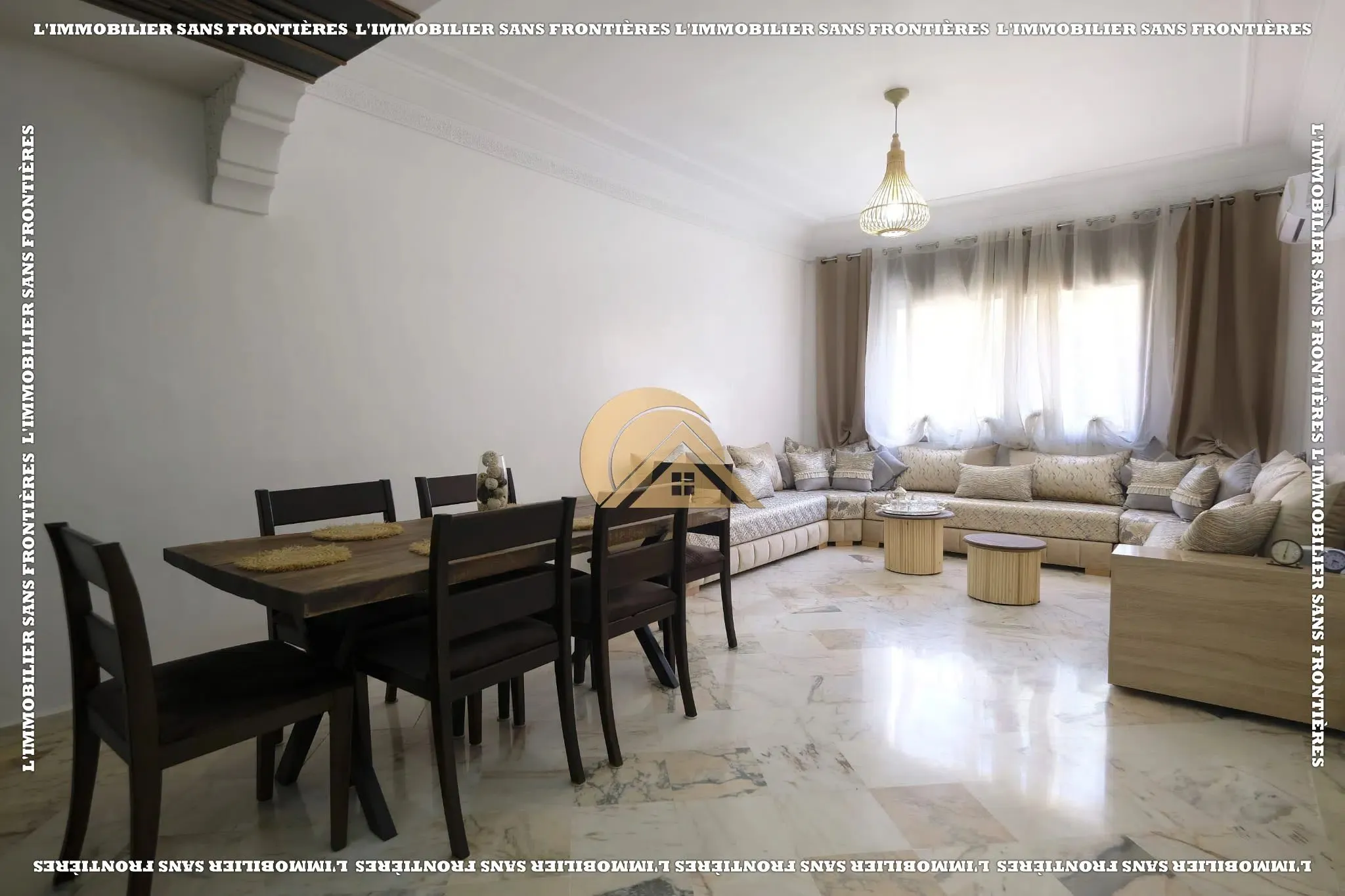 Appartement meublé à louer — piscine collective – Guéliz, Marrakech - مراكش (3)