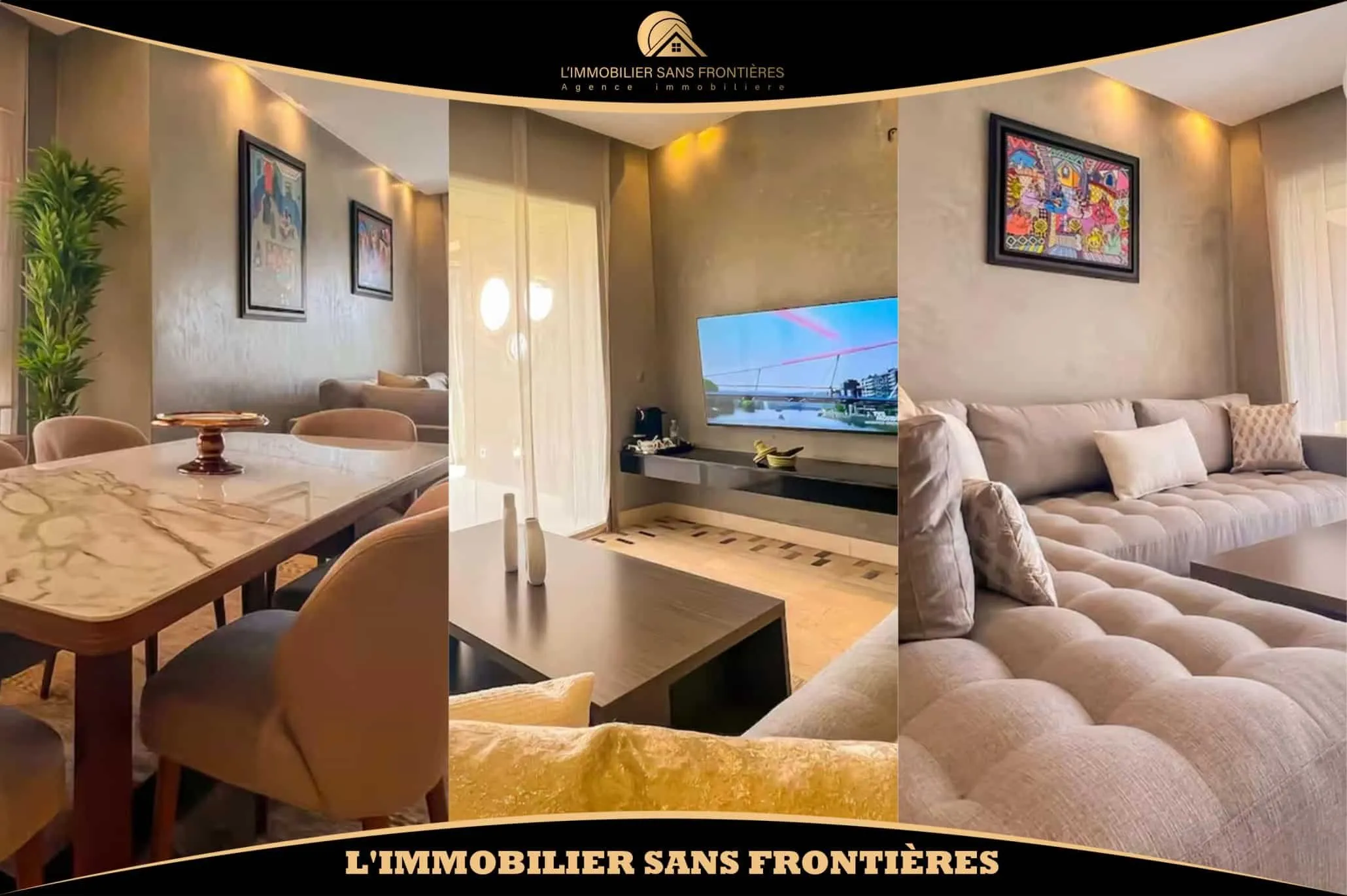 Appartement à louer – Piscine collective – Prestigia, Marrakech - مراكش
