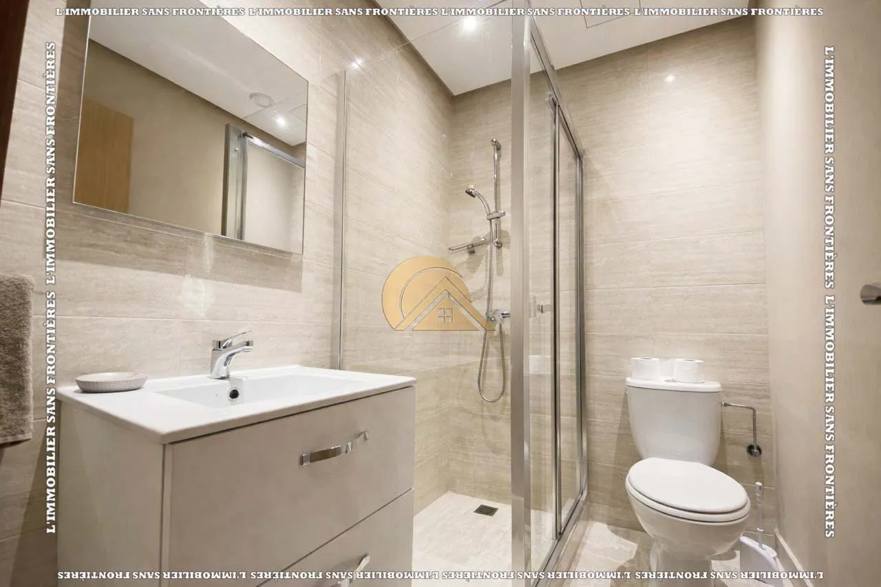 Appartement meublé à Prestigia, Piscine collective + Sol en parquet, Marrakech : à louer - مراكش (4)