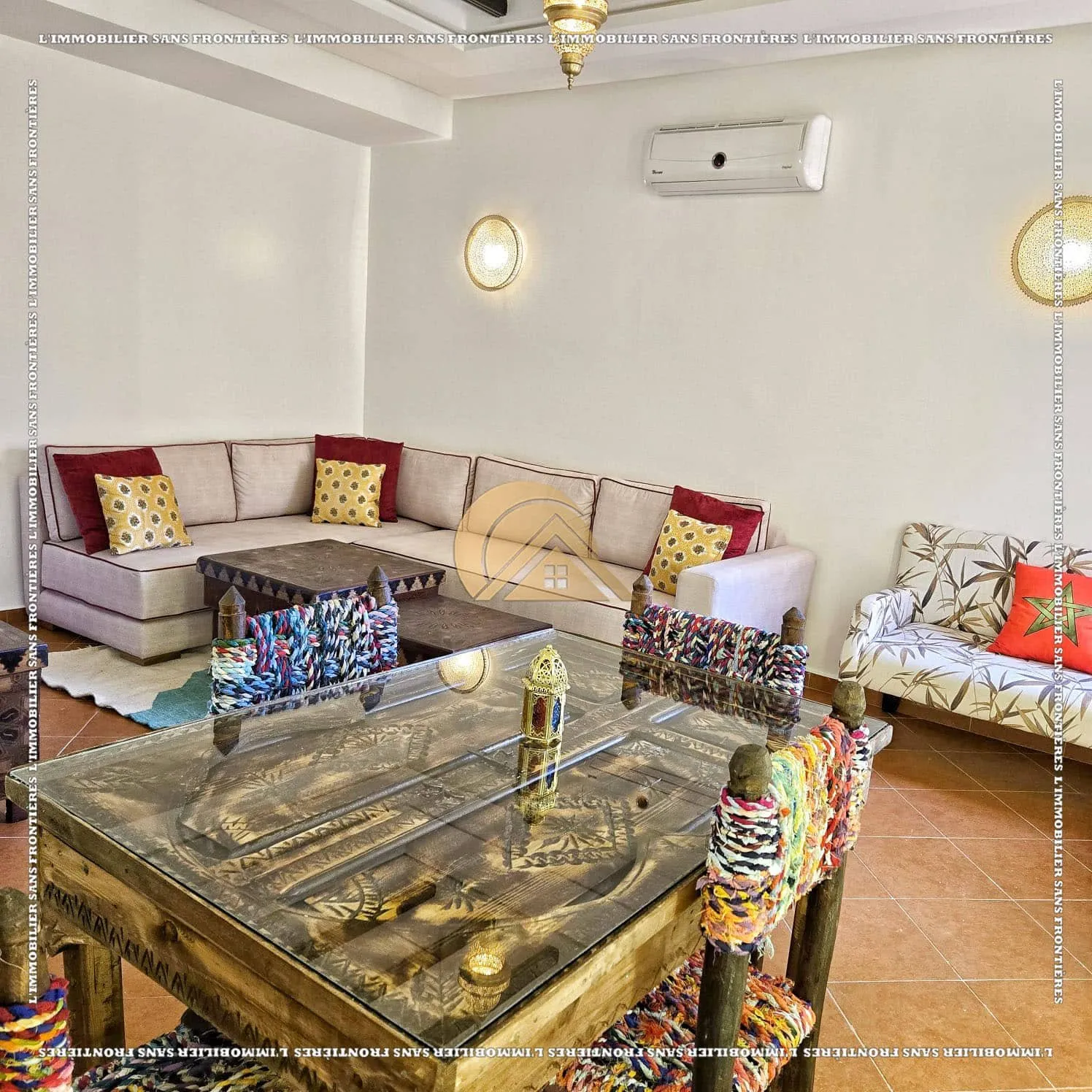 Appartement à louer – Piscine collective – Mabrouka, Marrakech - مراكش (3)