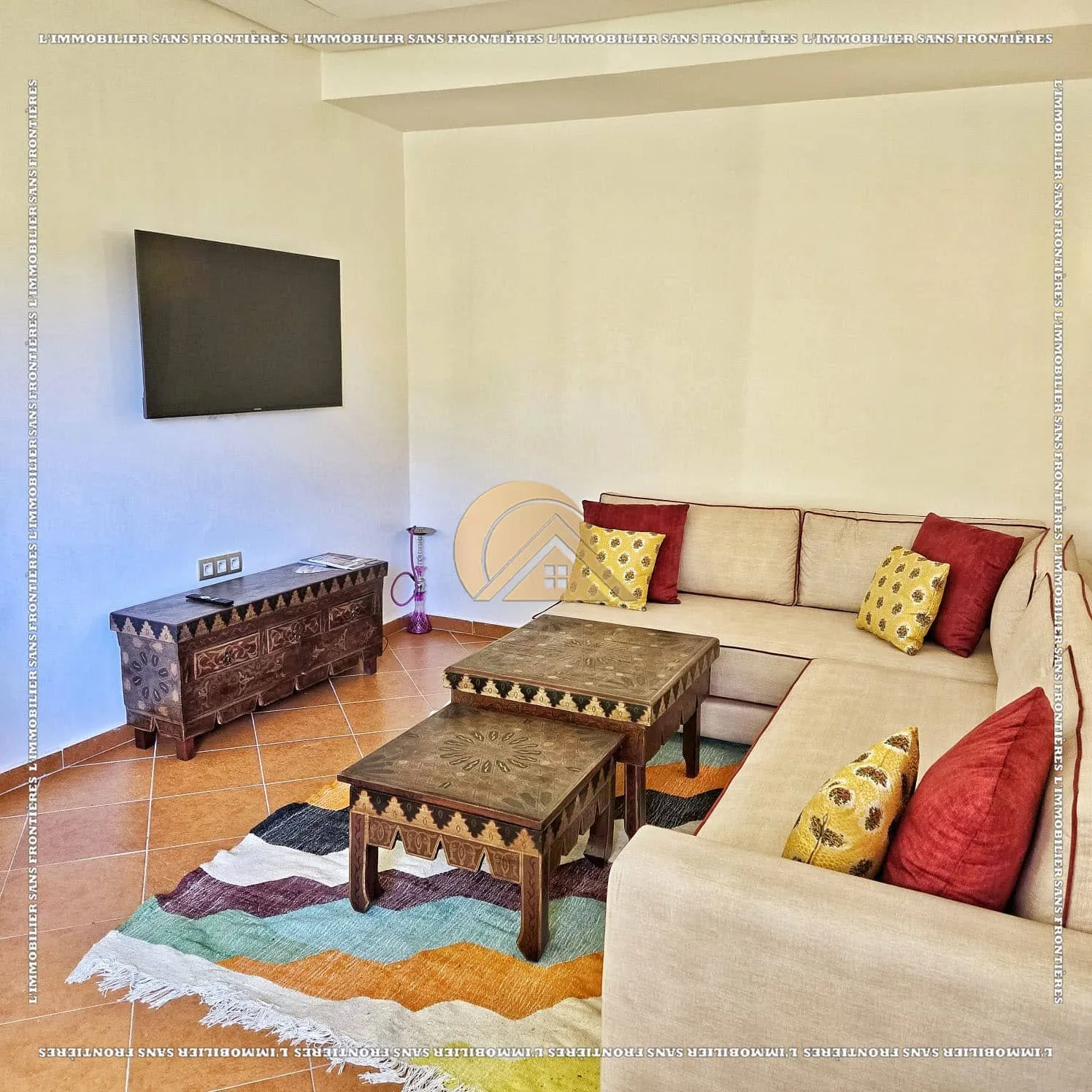 Appartement à louer – Piscine collective – Mabrouka, Marrakech - مراكش (4)