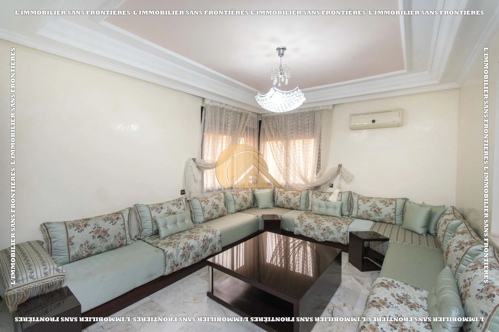 Appartement meublé à Guéliz, Piscine collective + Parking en sous-sol, Marrakech : à louer - مراكش (4)
