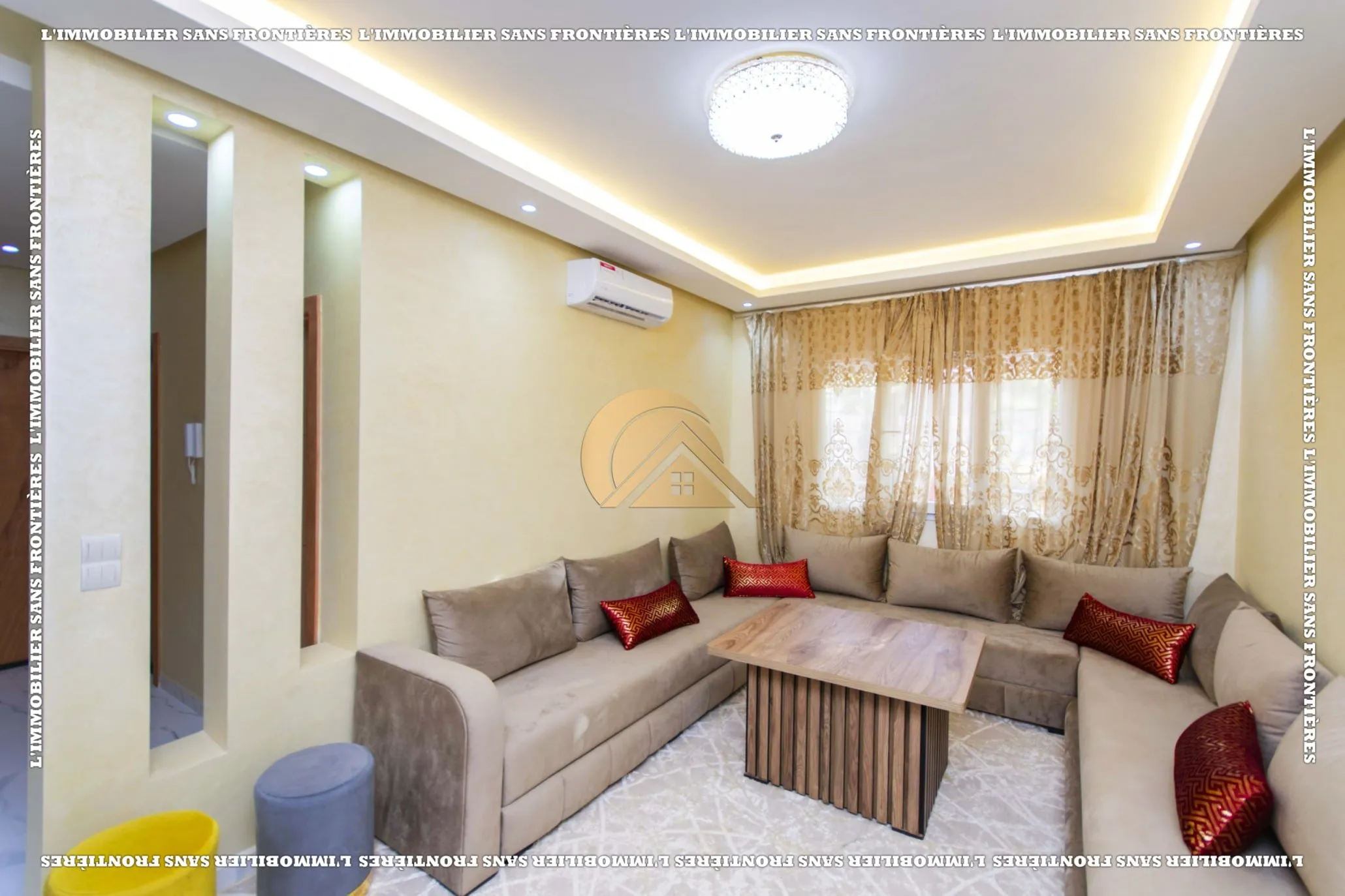 Appartement meublé à Route d’Amizmiz, Piscine privée + Terrasse, Marrakech : à louer - مراكش (4)