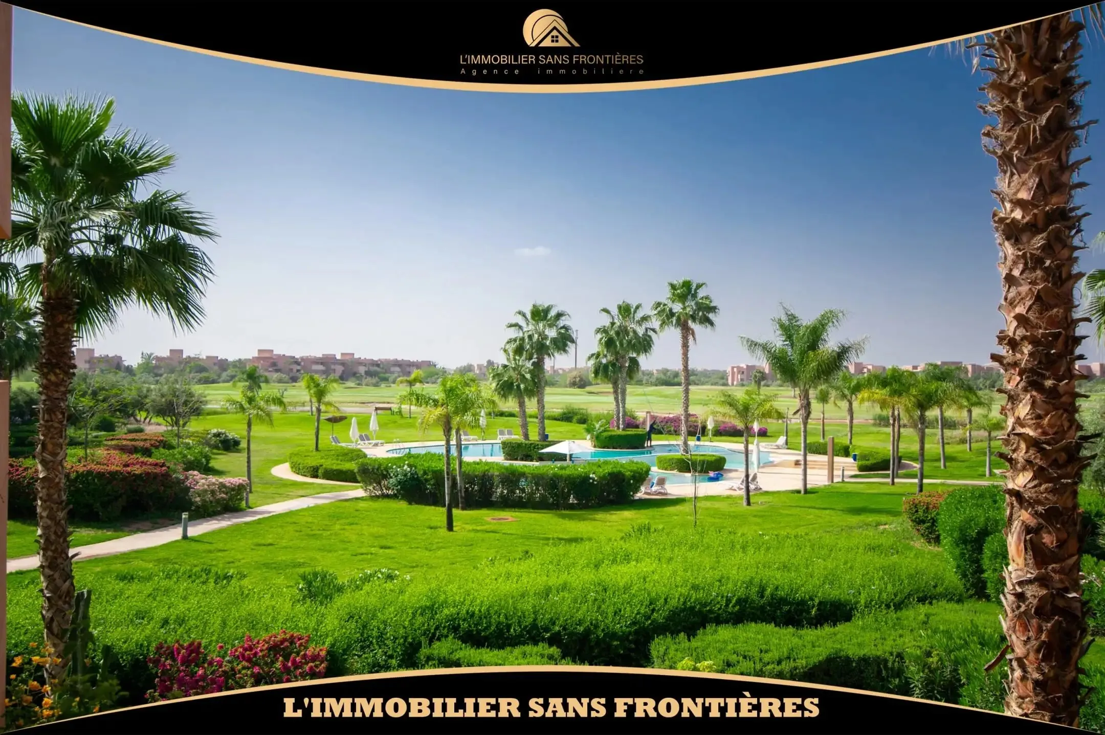 Appartement meublé à louer à Prestigia, 90 m², Marrakech - مراكش