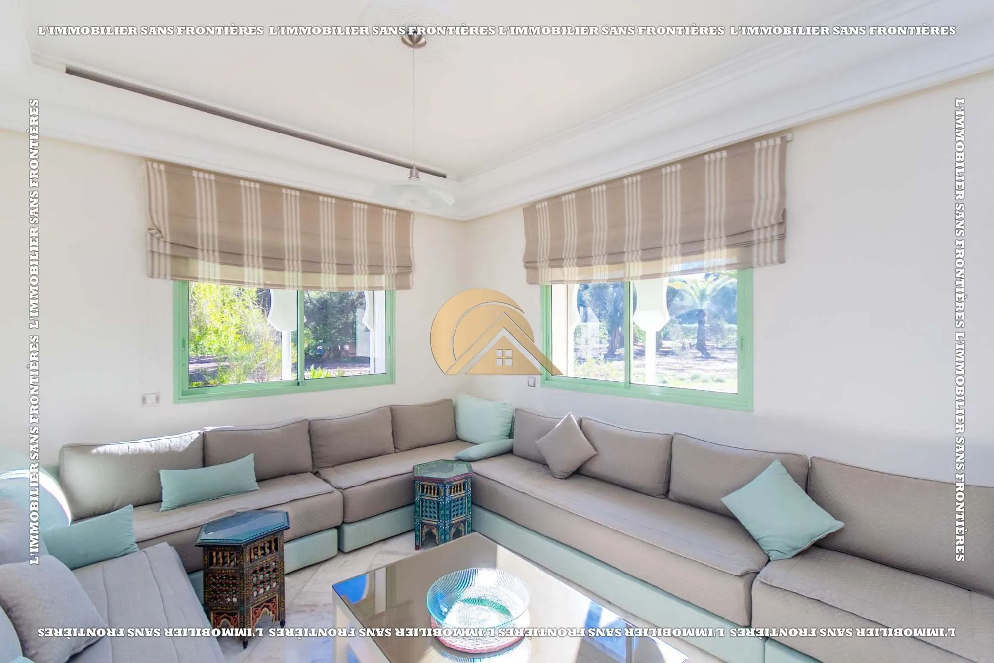 Appartement à louer à Palmeraie, Marrakech — Jardin privé – Piscine collective – 111 m² - مراكش (3)
