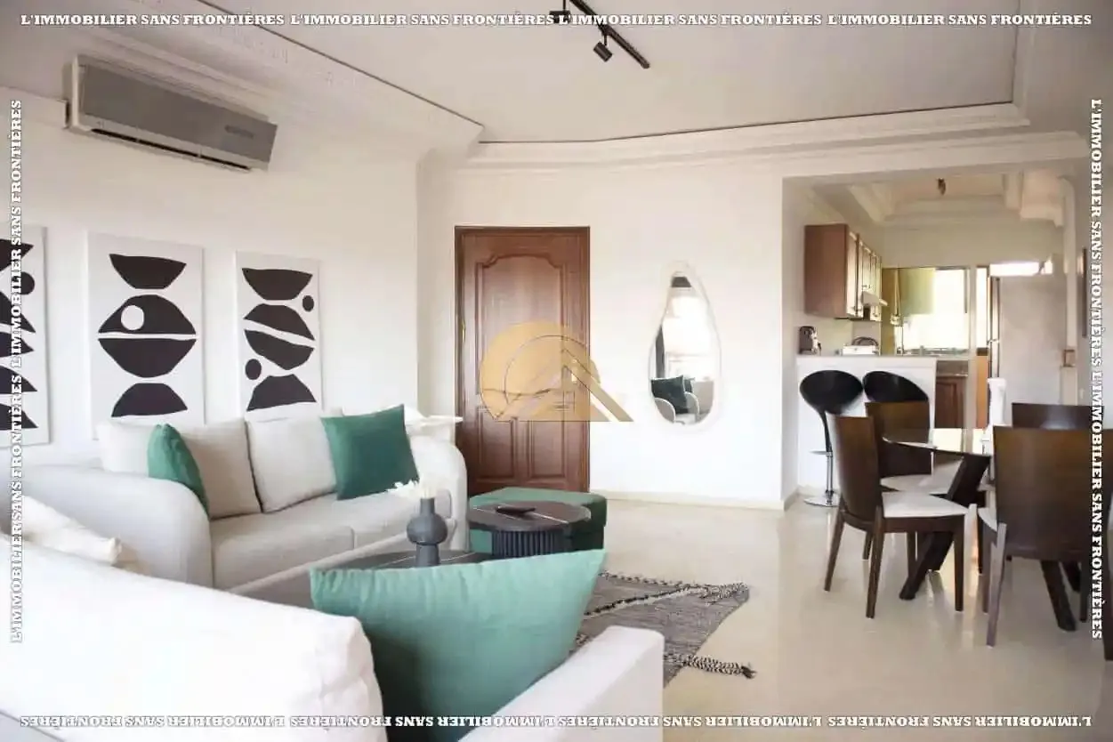 Appartement meublé à louer – Plein Guéliz, proche Lycée Victor Hugo – Marrakech - مراكش (2)